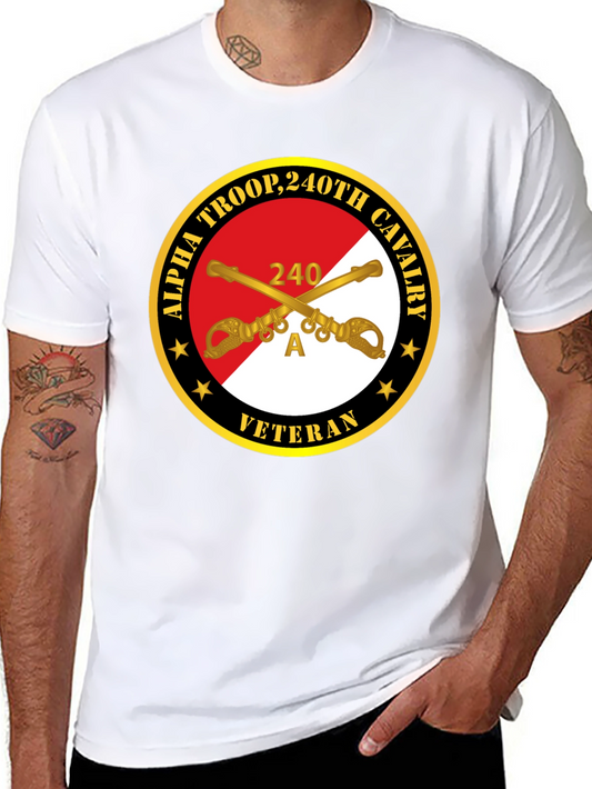 Alpha Troop 240th Cavalry Veteran T-Shirt