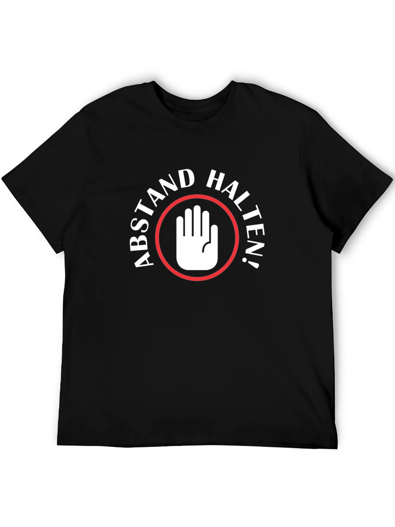 Abstand Halten Graphic Tee - Social Distance Shirt