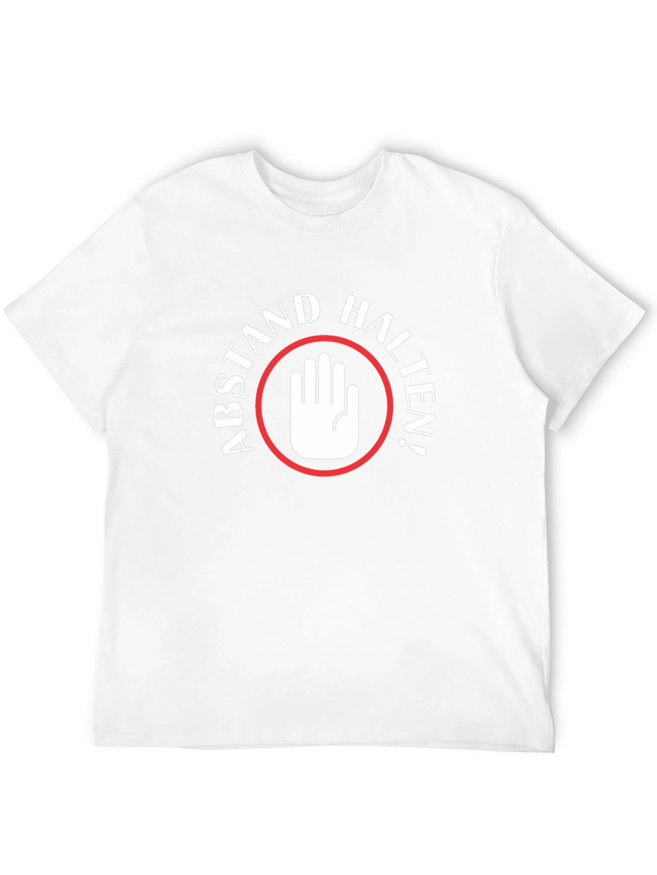 Abstand Halten Graphic Tee - Social Distance Shirt