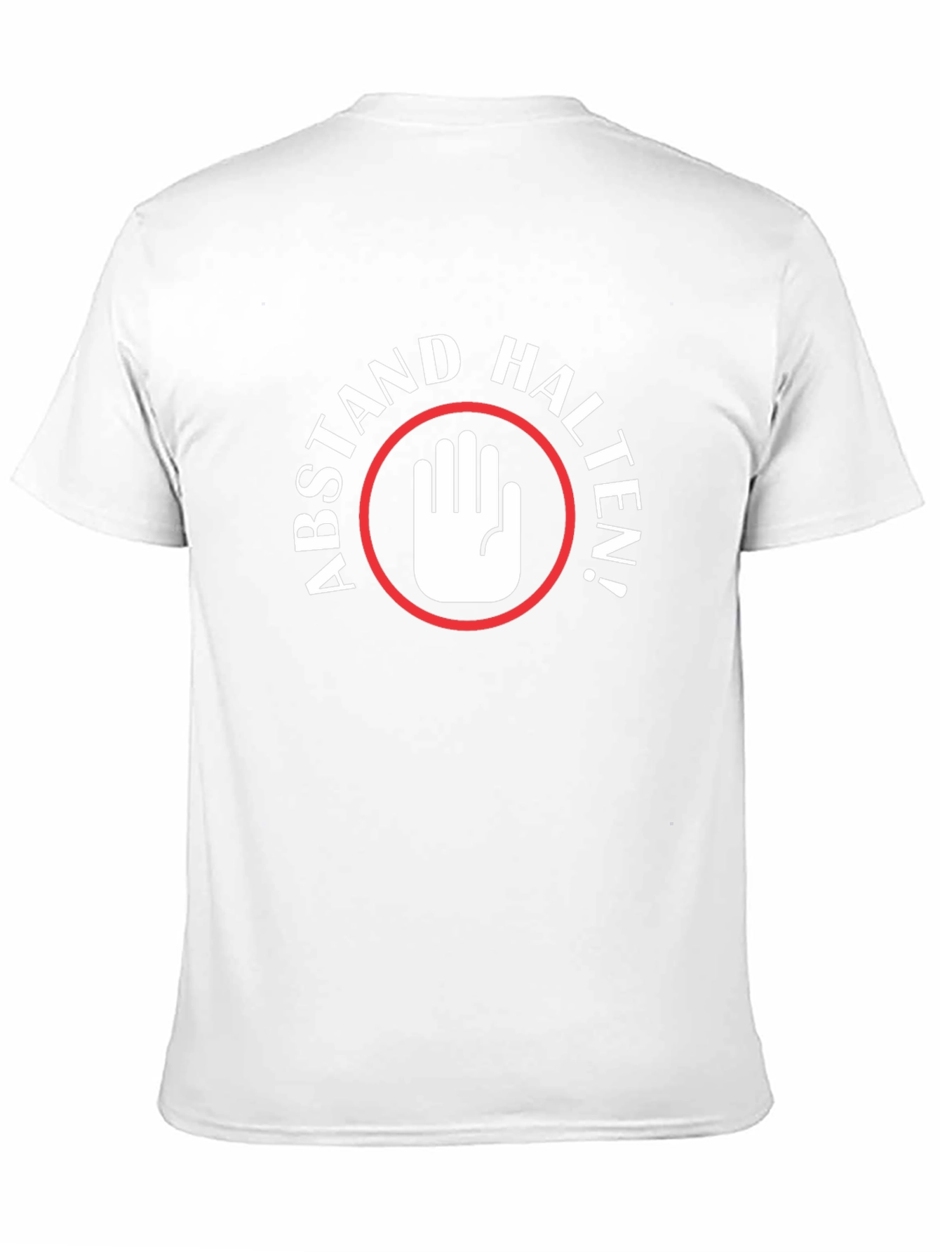 Abstand Halten Graphic Tee - Social Distance Shirt