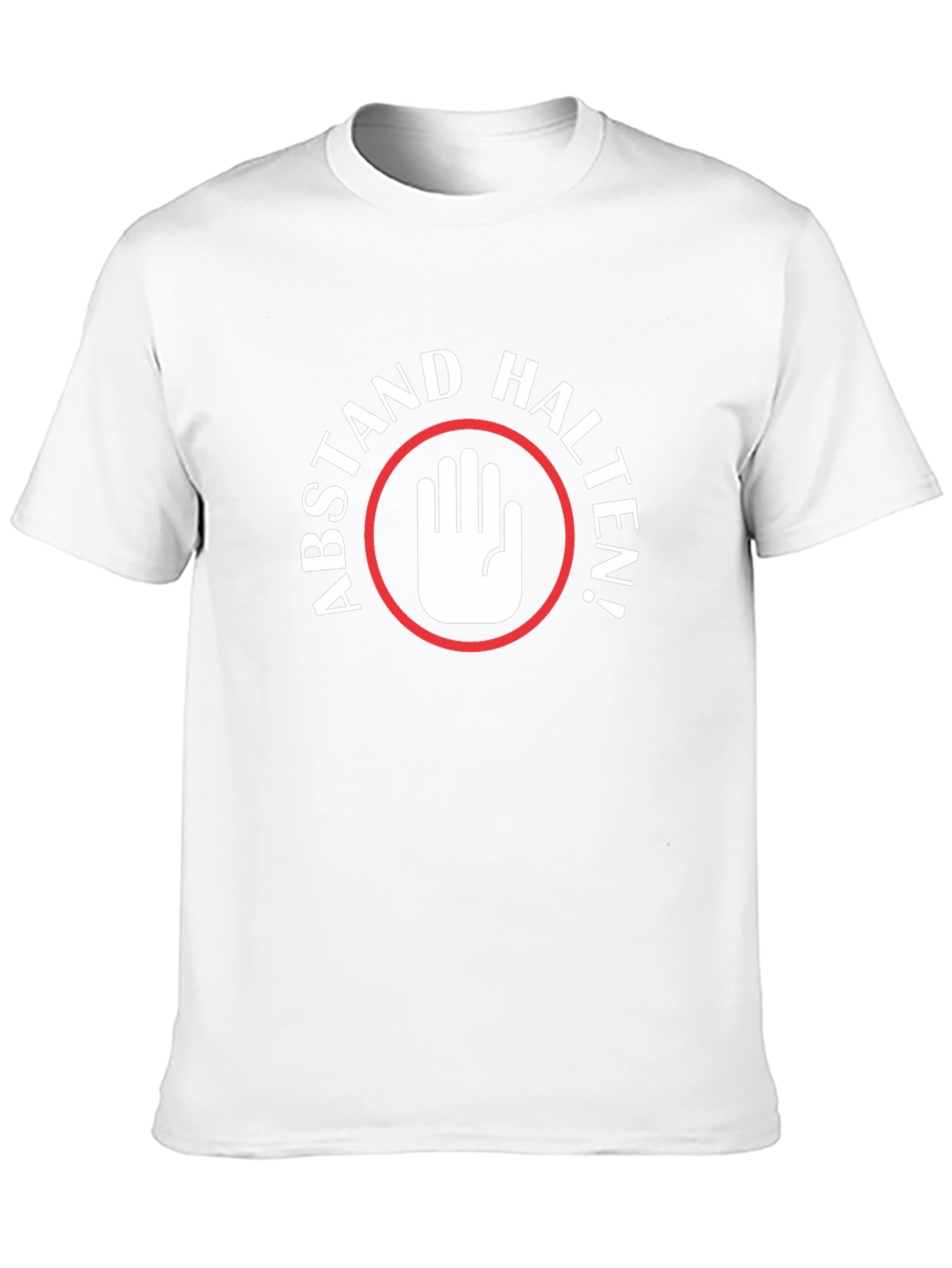 Abstand Halten Graphic Tee - Social Distance Shirt