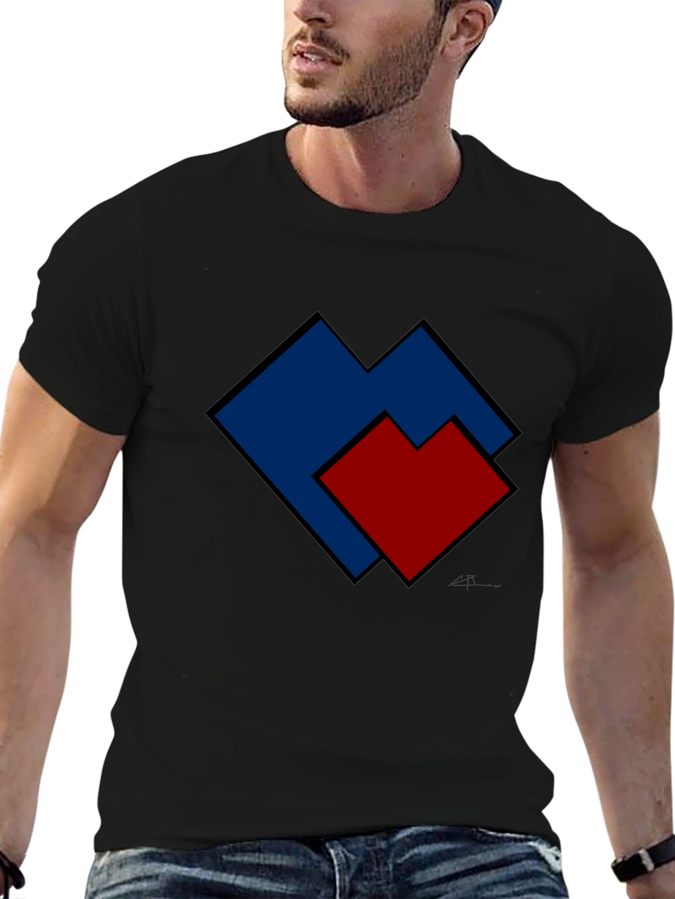 Abstract Geometric T-Shirt