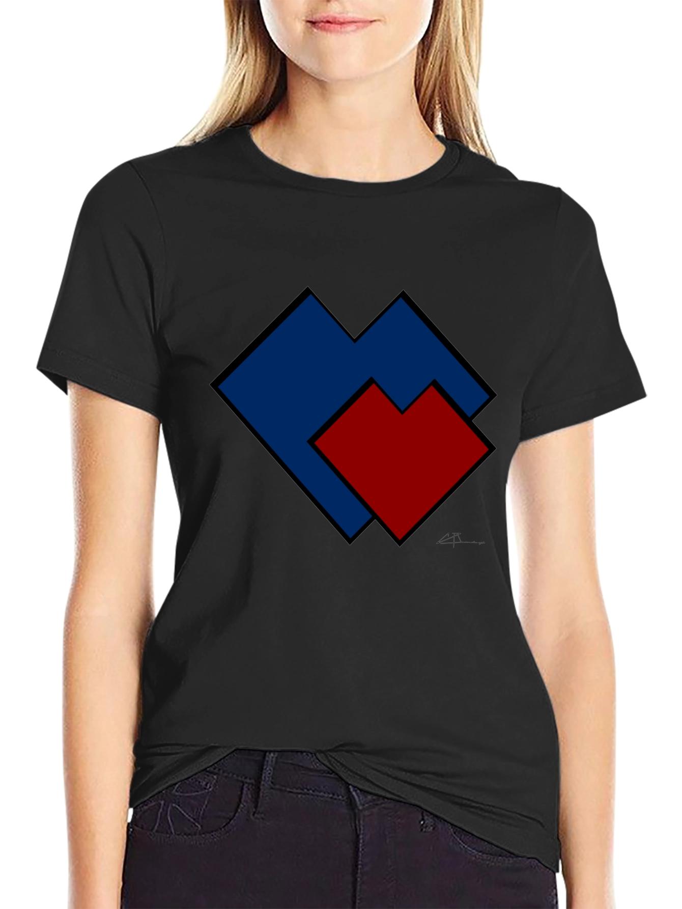 Abstract Geometric T-Shirt