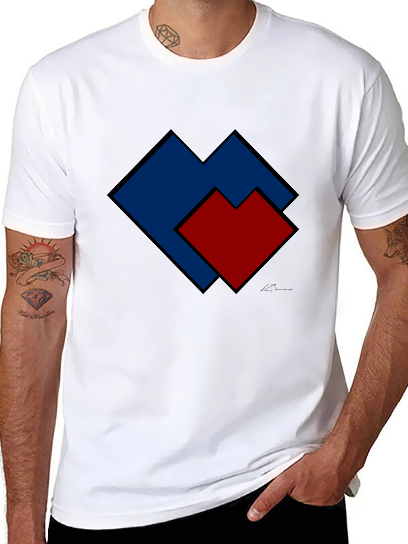 Abstract Geometric T-Shirt