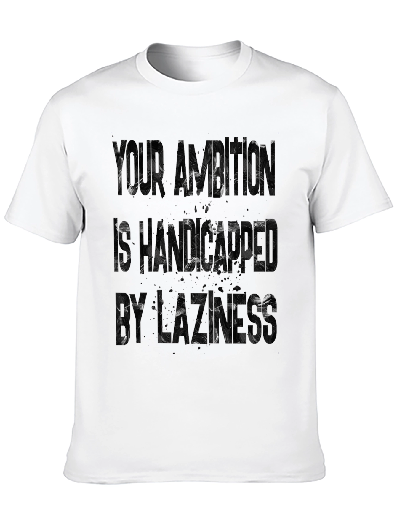 Abstract Black T-Shirt - Your Brain Is Haunted