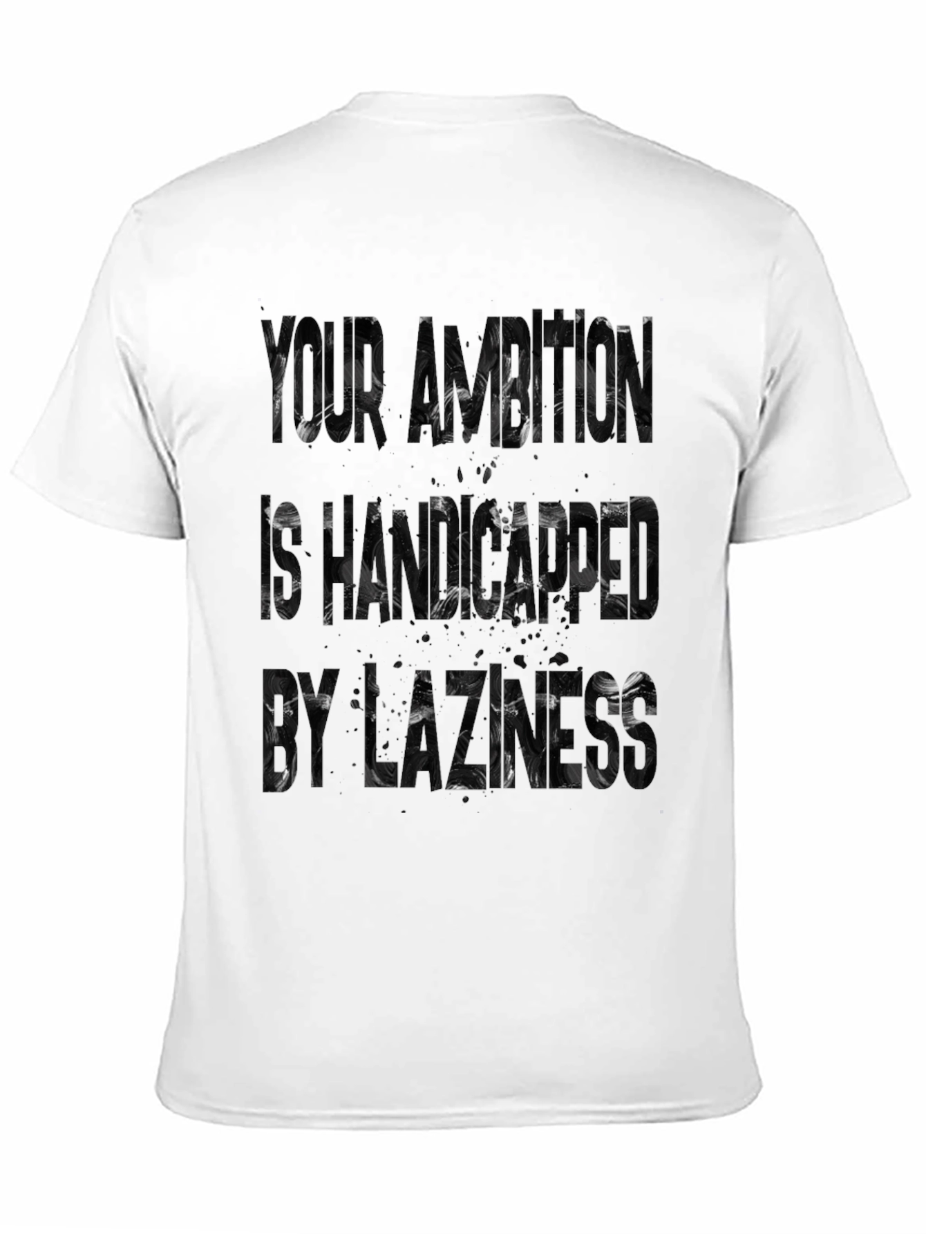Abstract Black T-Shirt - Your Brain Is Haunted
