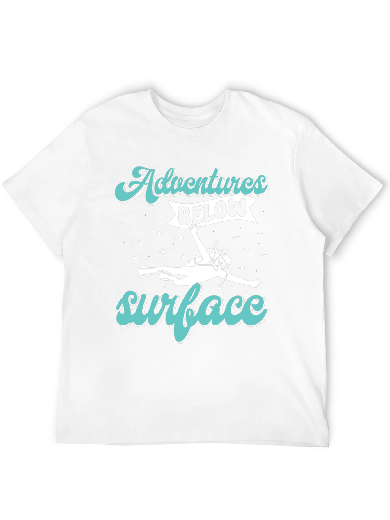 Adventures Below Surface Diver Graphic T-Shirt