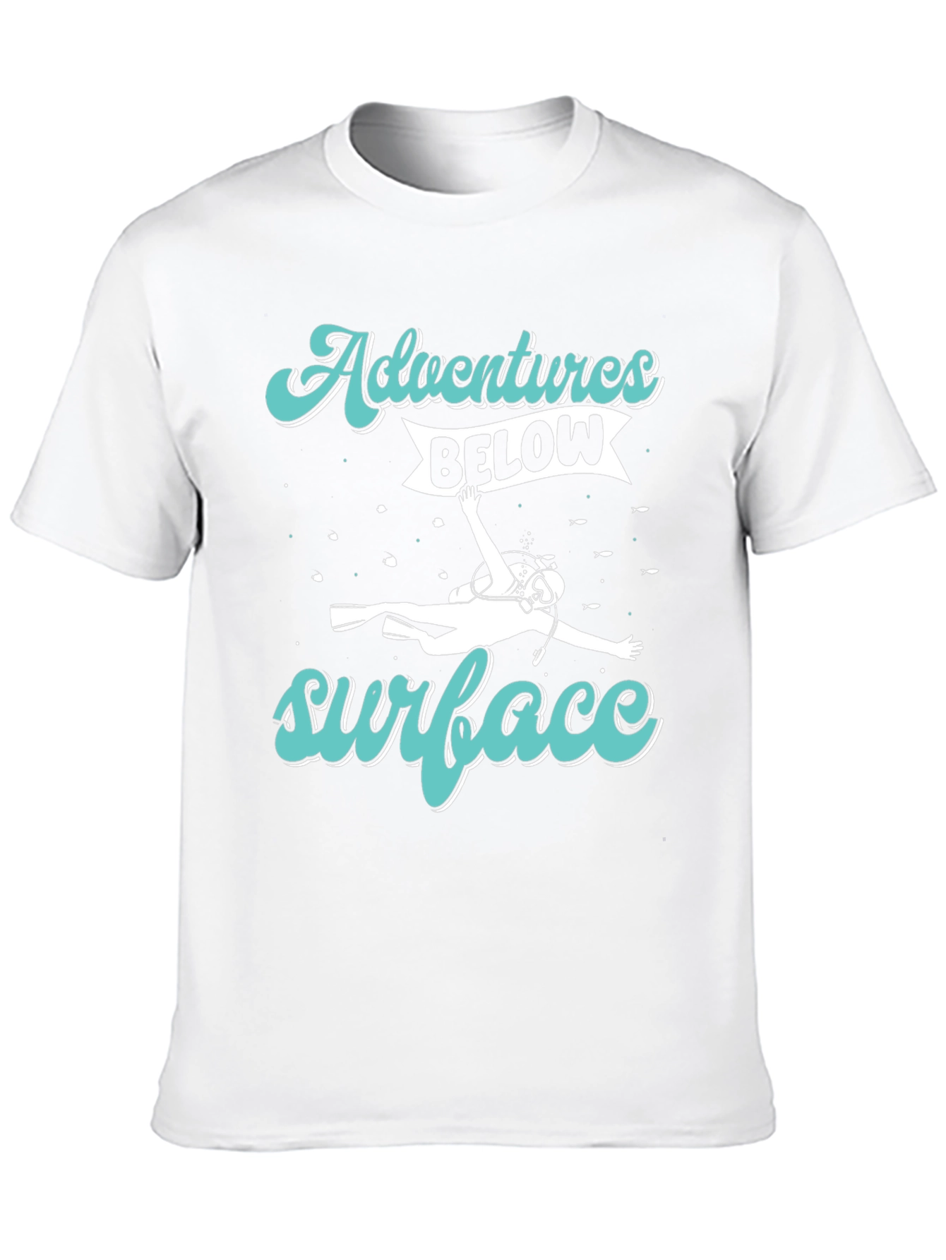 Adventures Below Surface Diver Graphic T-Shirt