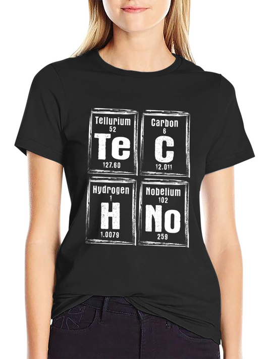 Funny Techno Periodic Table T-Shirt