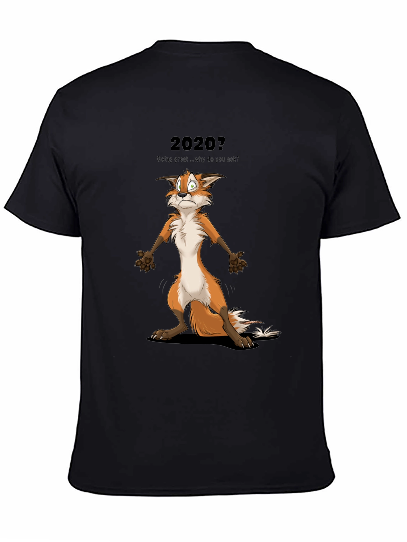2020 Fox Graphic T-Shirt - Funny Cartoon Tee