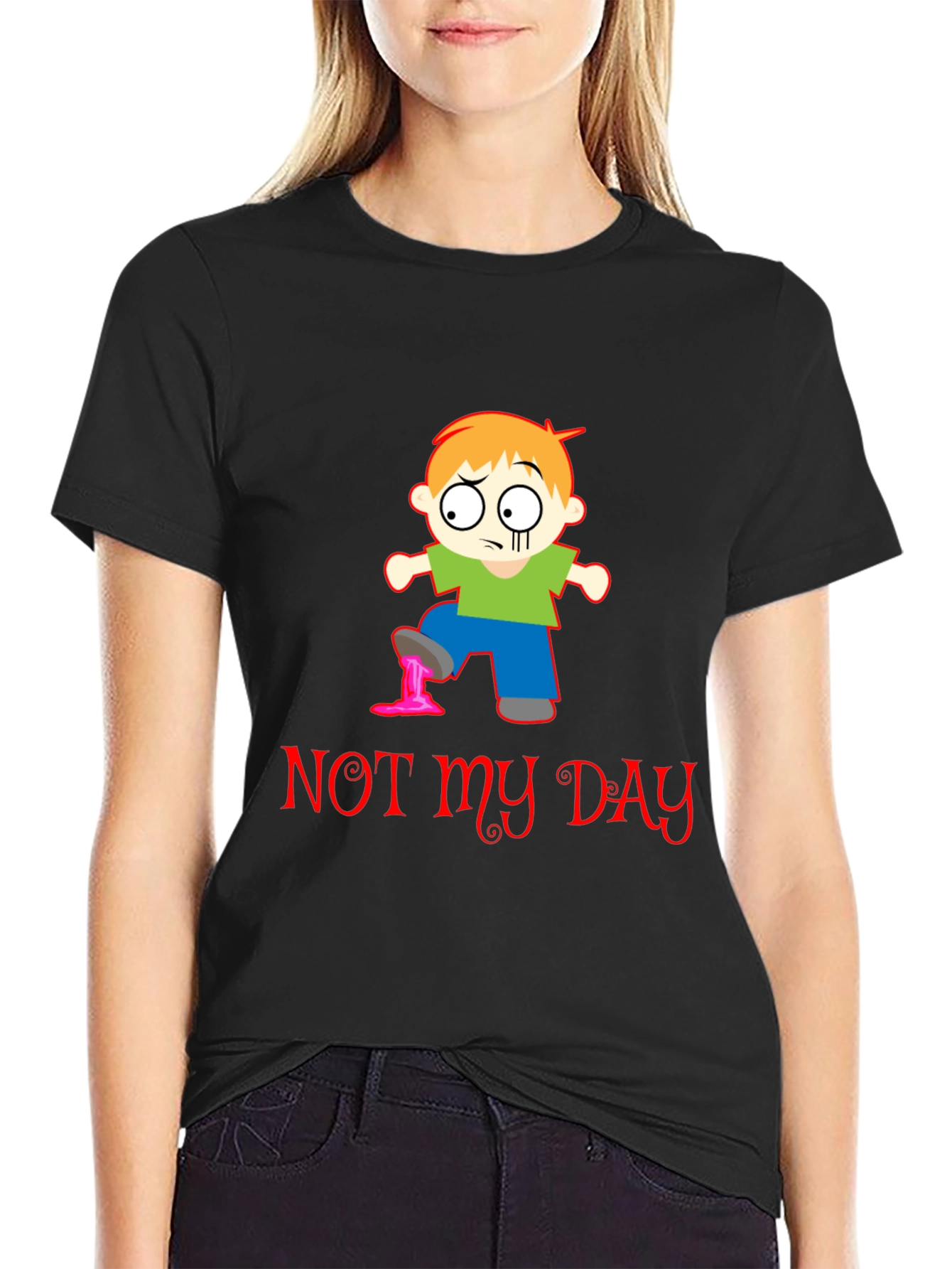Funny Not My Day Graphic T-Shirt