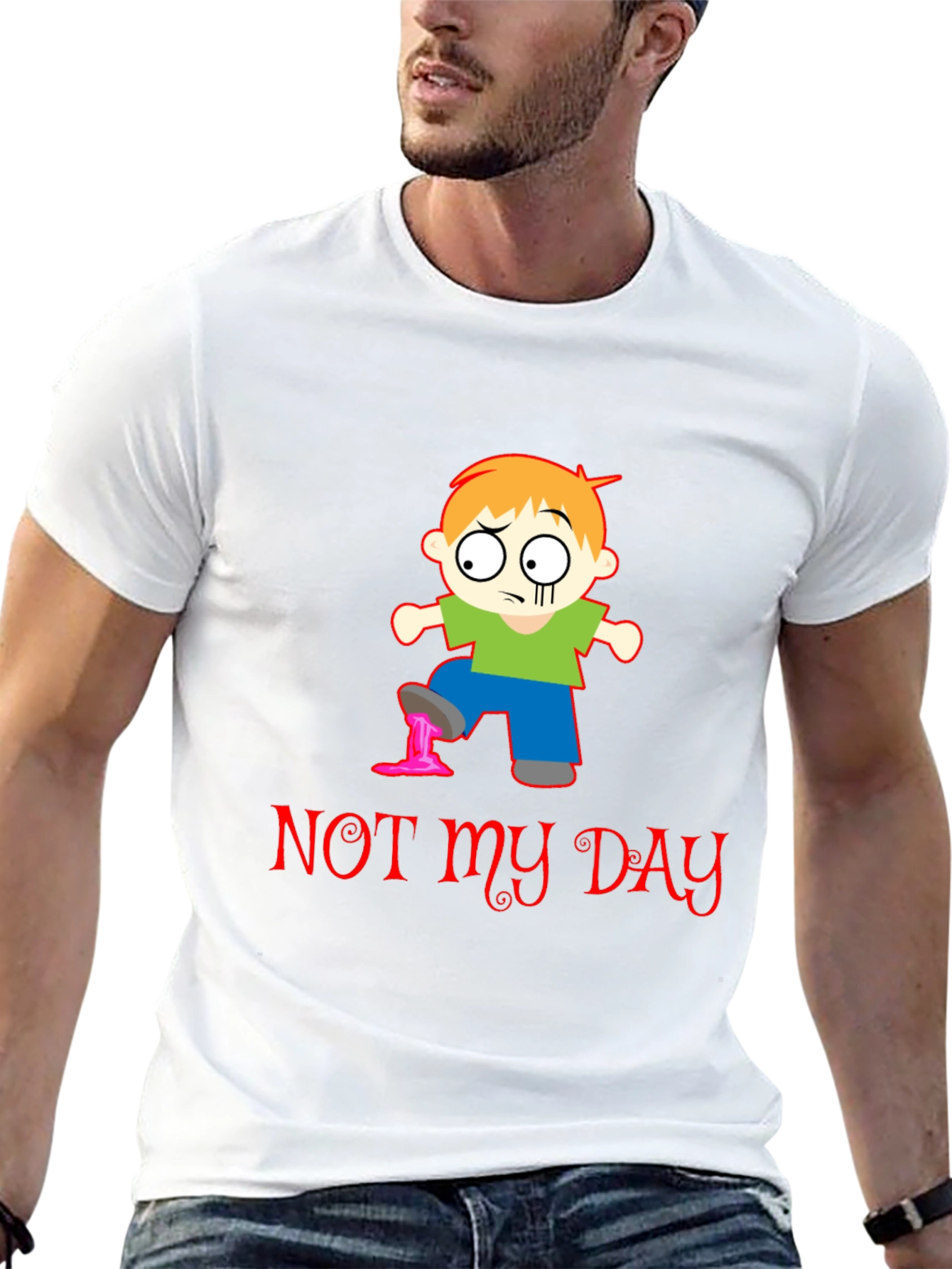 Funny Not My Day Graphic T-Shirt