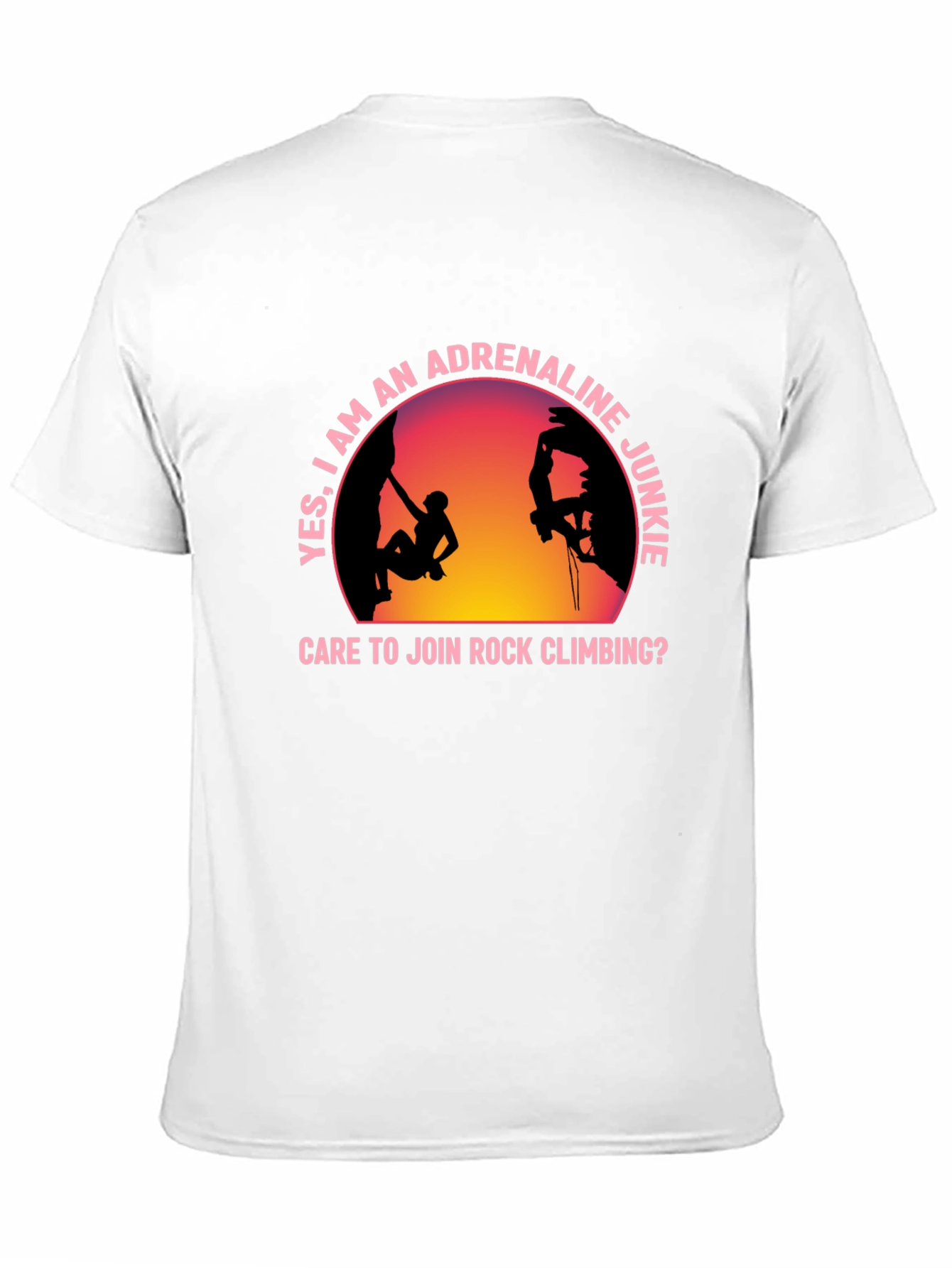 Adrenaline Junkie Rock Climbing T-Shirt