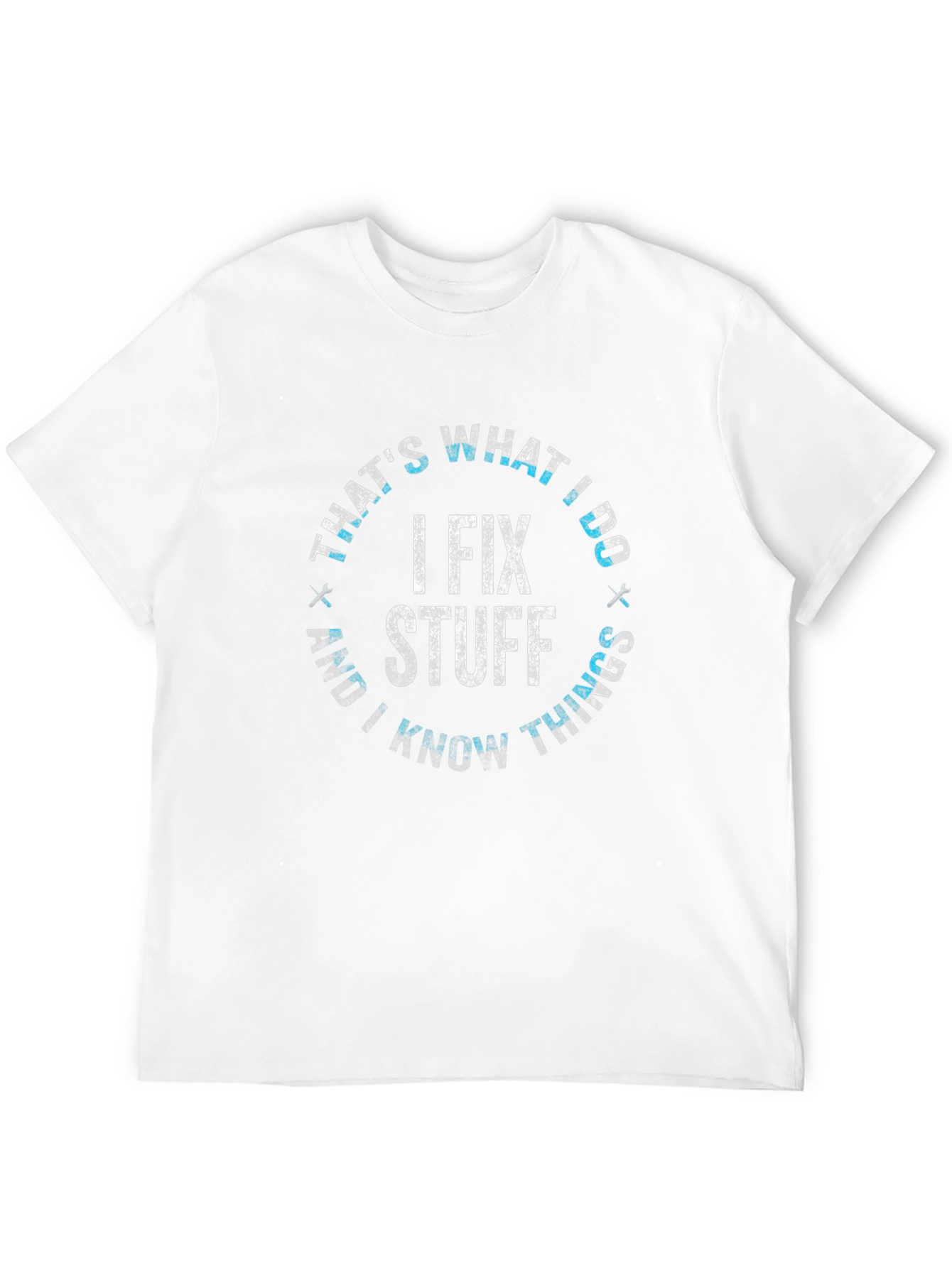 I Fix Stuff Black Graphic Tee