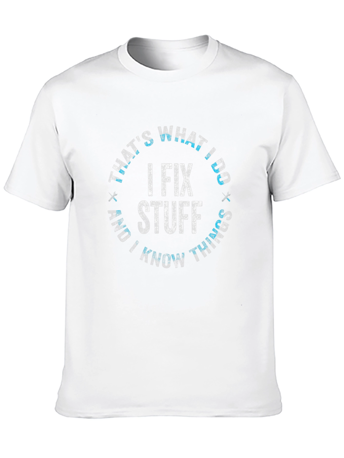 I Fix Stuff Black Graphic Tee