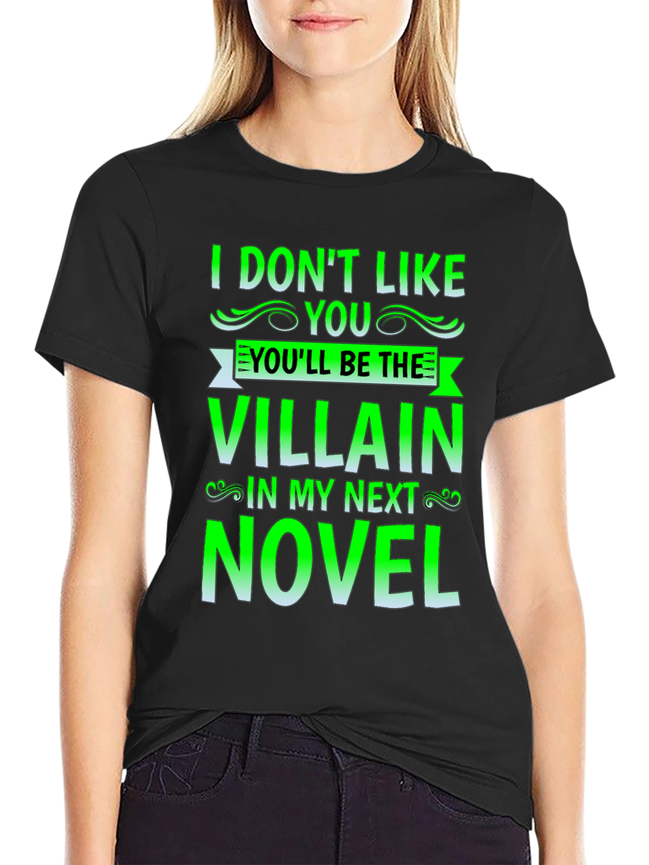 Villain Novel T-Shirt - Funny Book Lover Tee