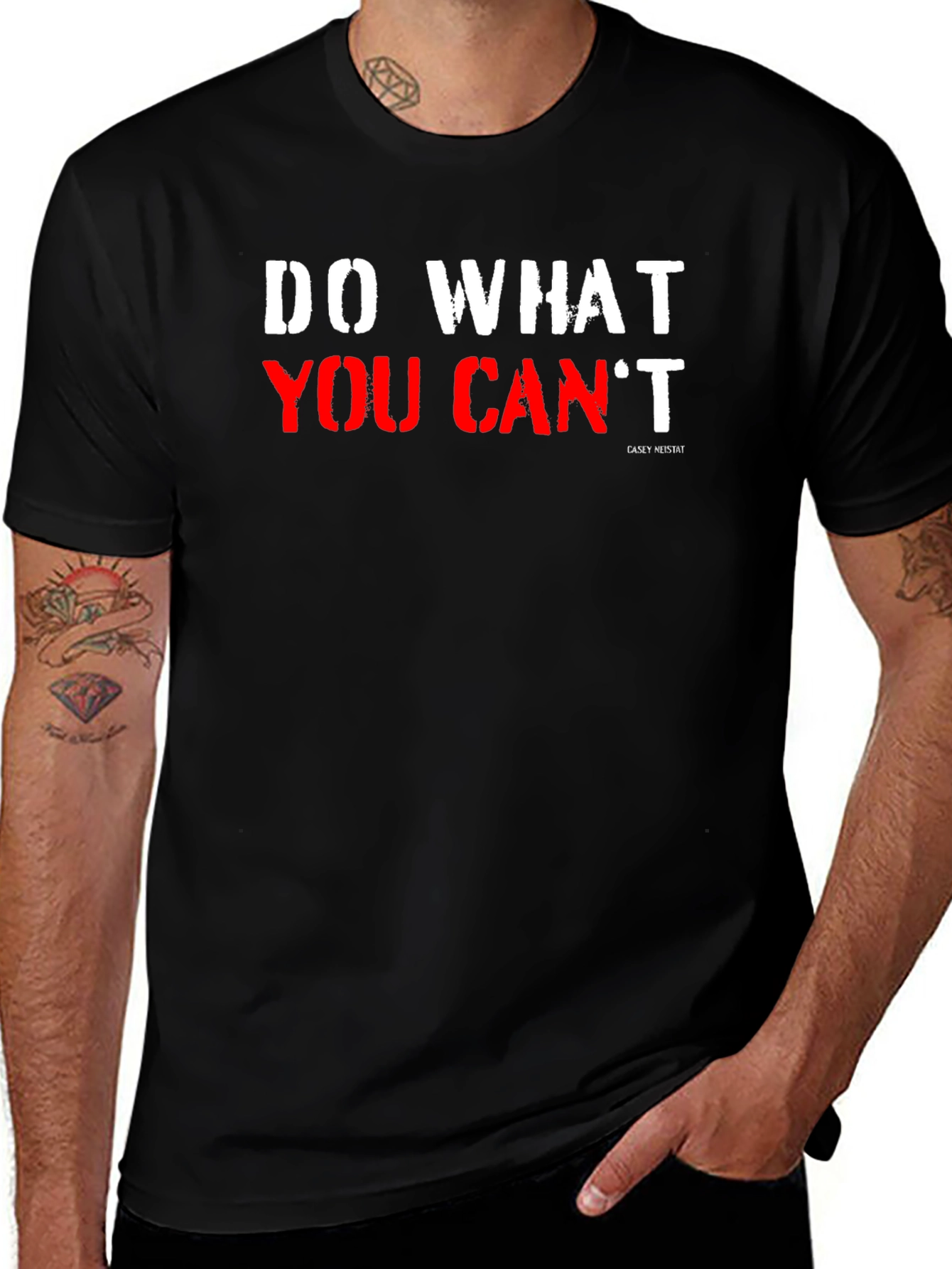 Do What You Cant Graphic Tee - Black