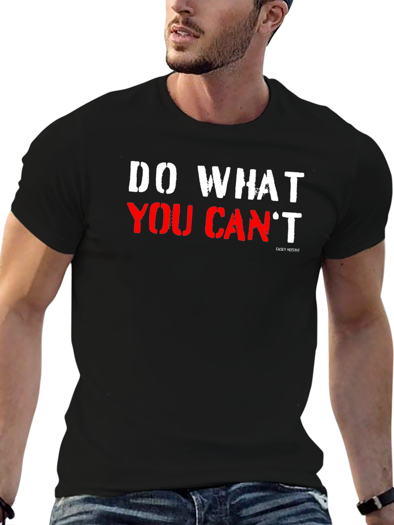 Do What You Cant Graphic Tee - Black