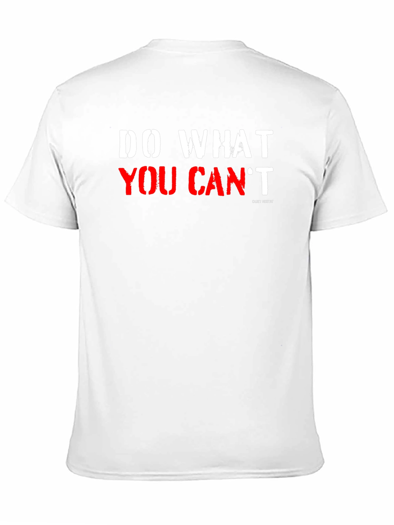 Do What You Cant Graphic Tee - Black
