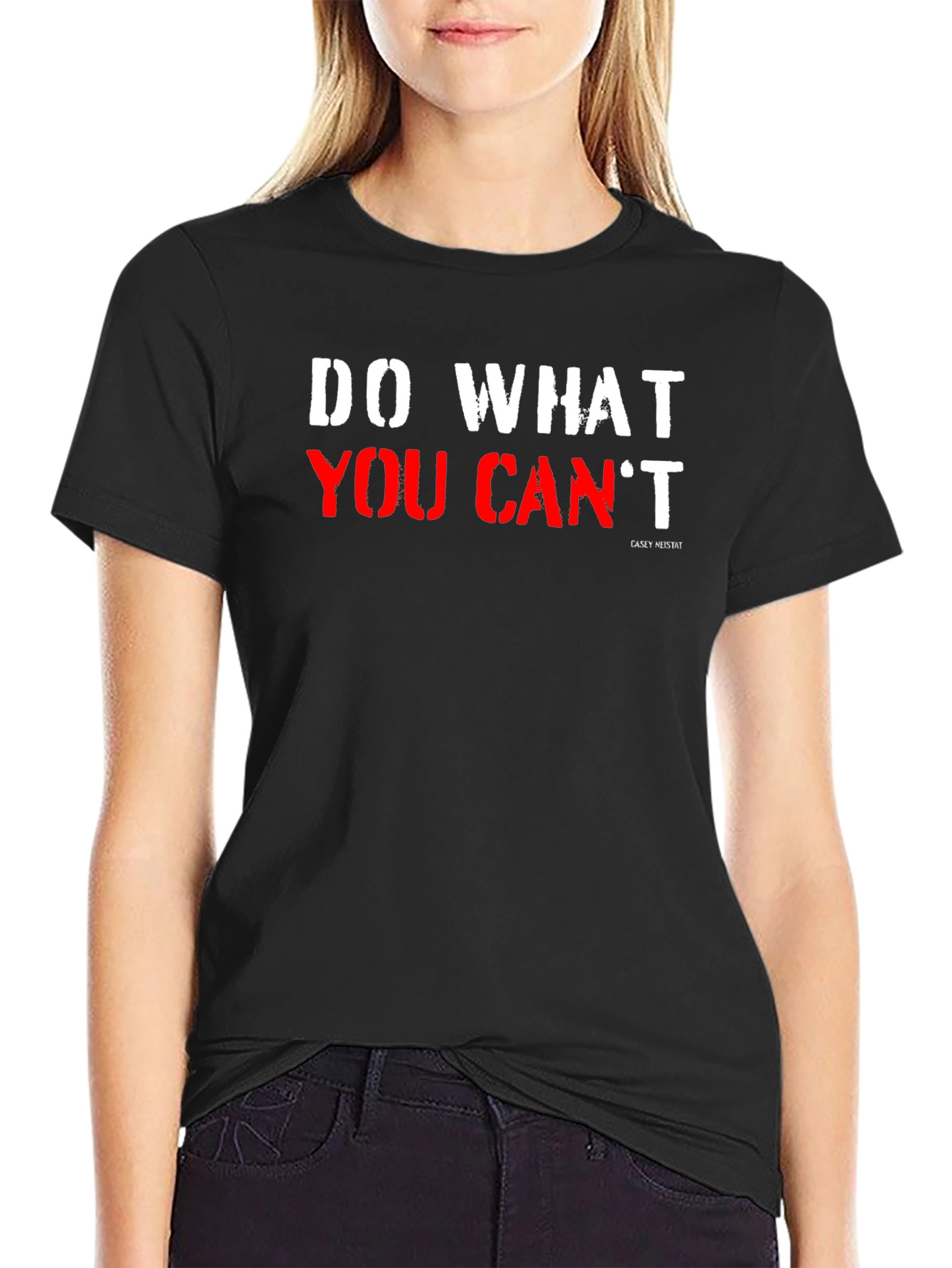 Do What You Cant Graphic Tee - Black