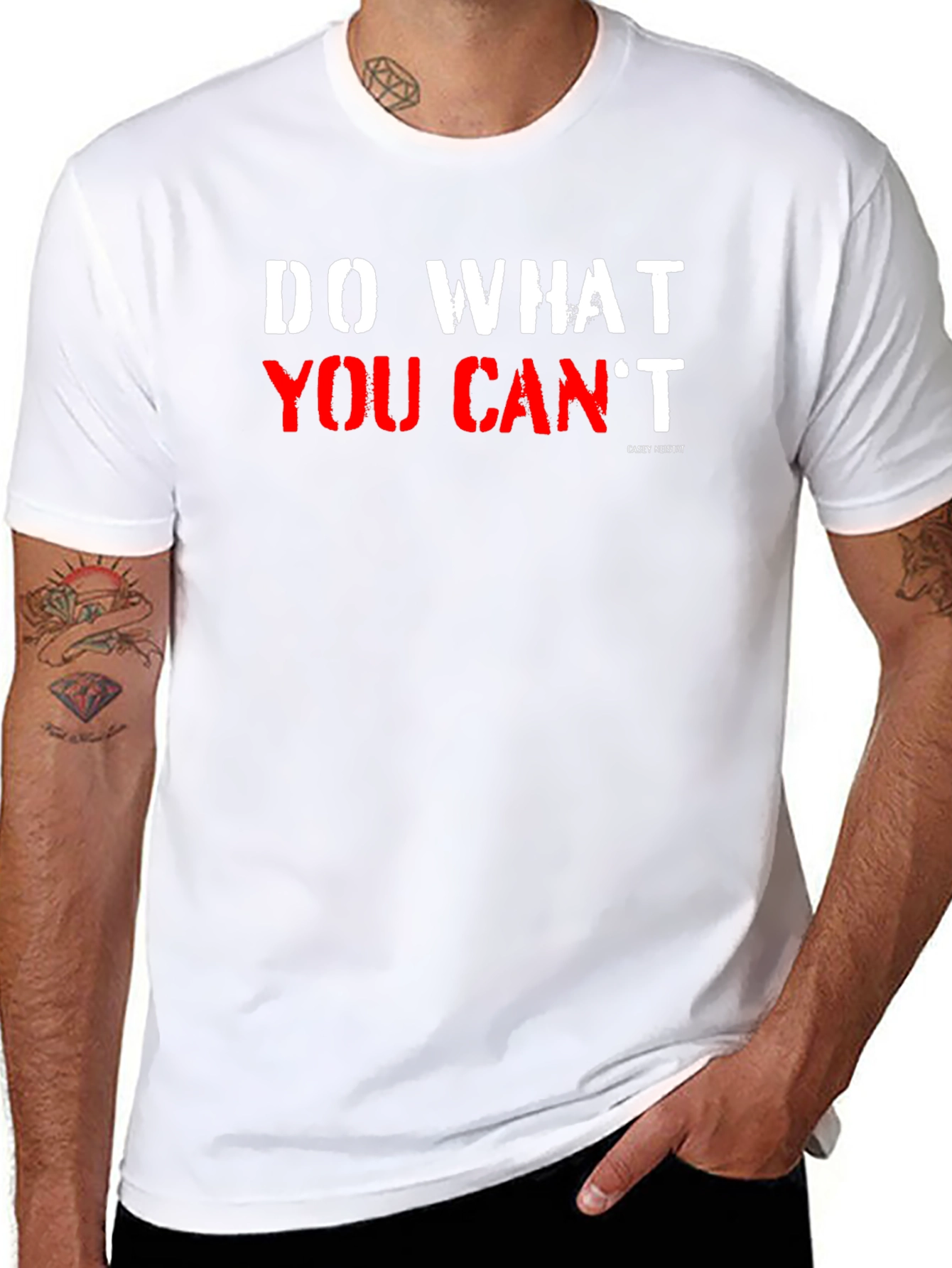 Do What You Cant Graphic Tee - Black