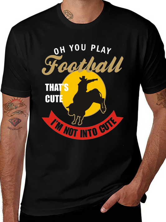 Funny Rodeo Bull Rider T-Shirt - Not Into Cute