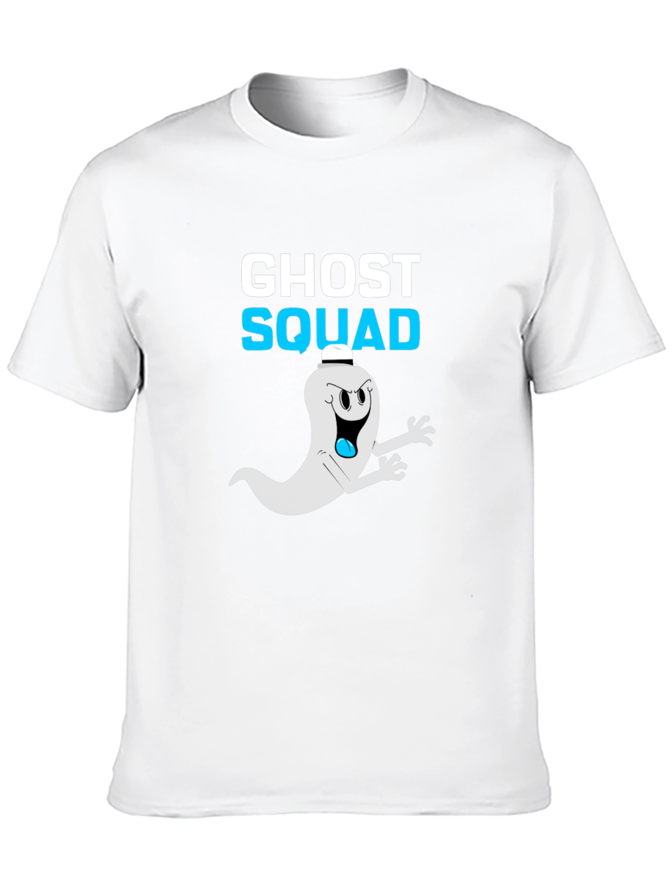 Ghost Squad Graphic Tee - Cool Spooky Design