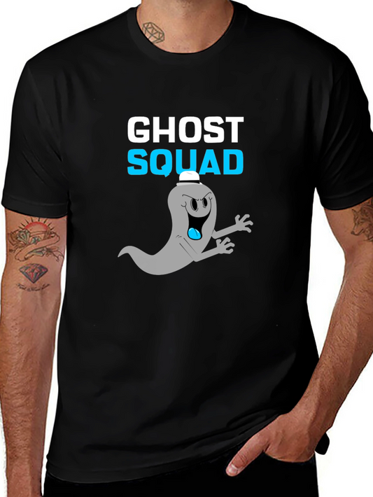 Ghost Squad Graphic Tee - Cool Spooky Design
