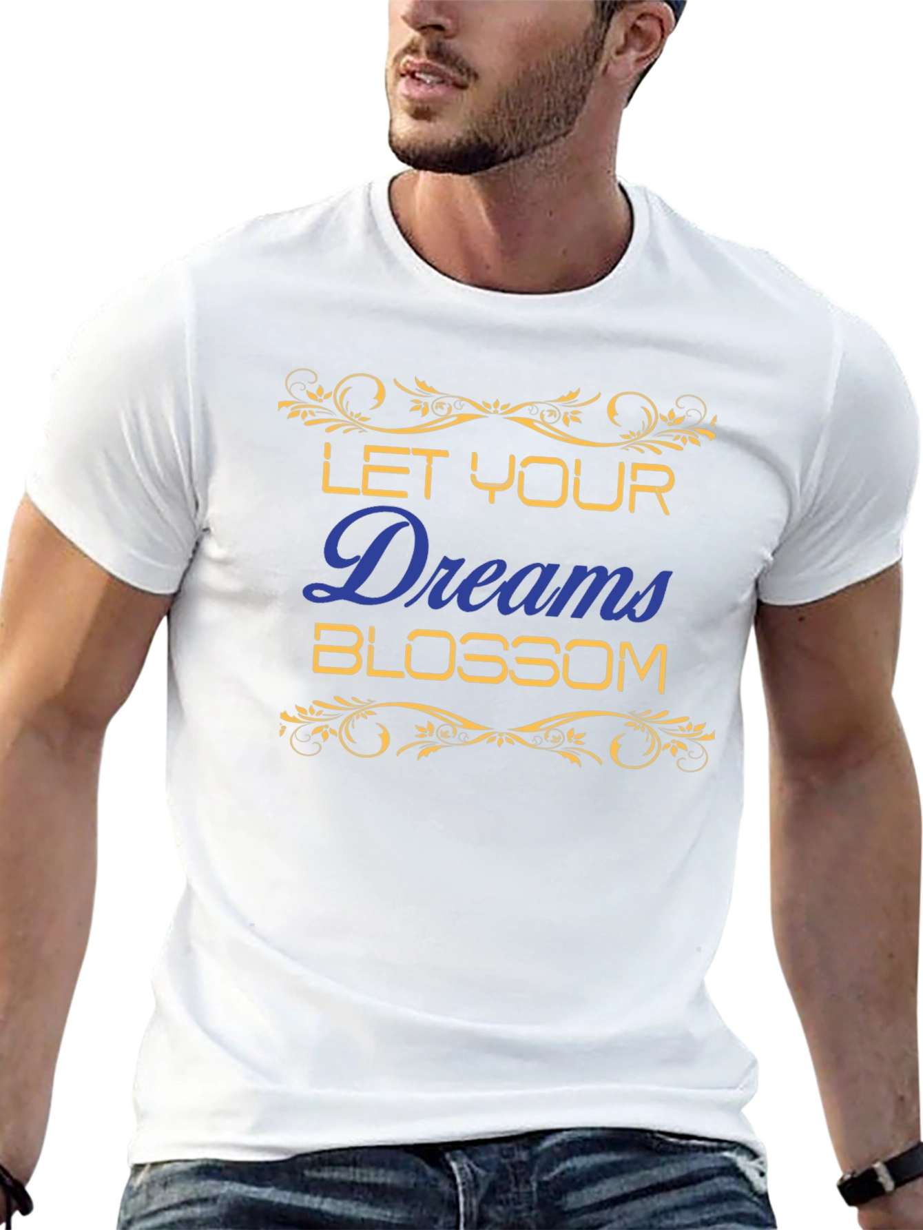 Let Your Dreams Blossom T-Shirt - Black