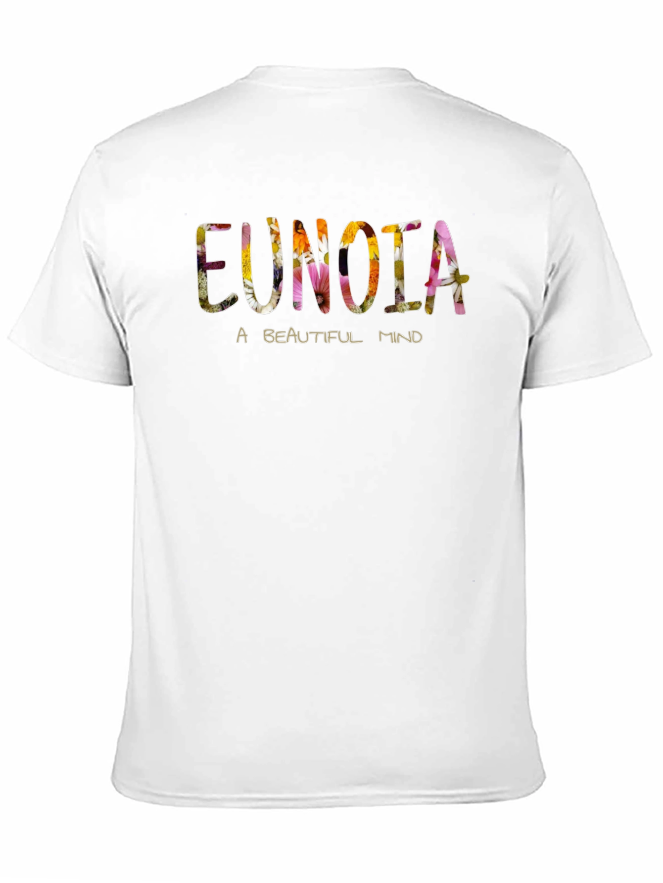 Eunoia Floral T-Shirt - A Beautiful Mind