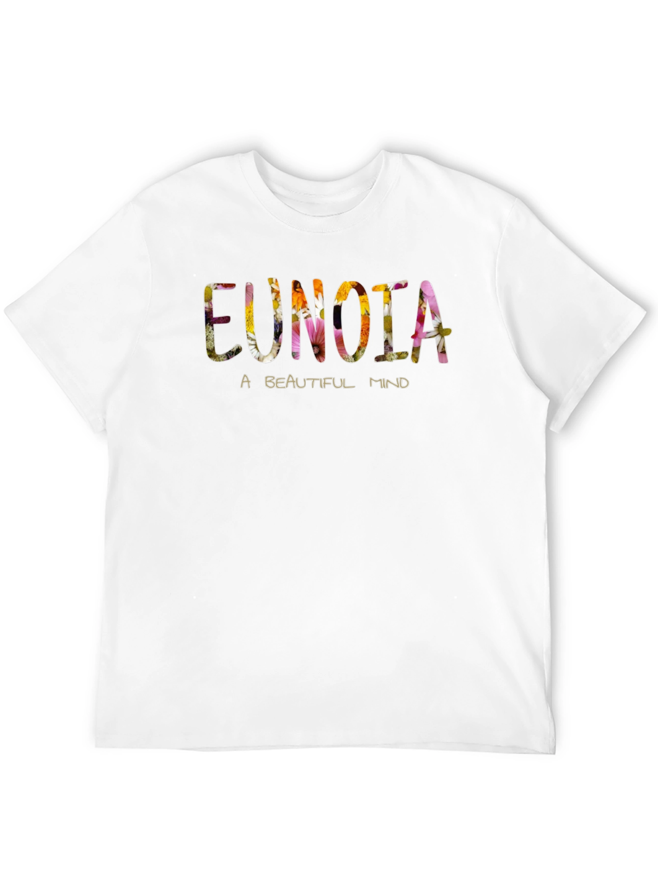 Eunoia Floral T-Shirt - A Beautiful Mind