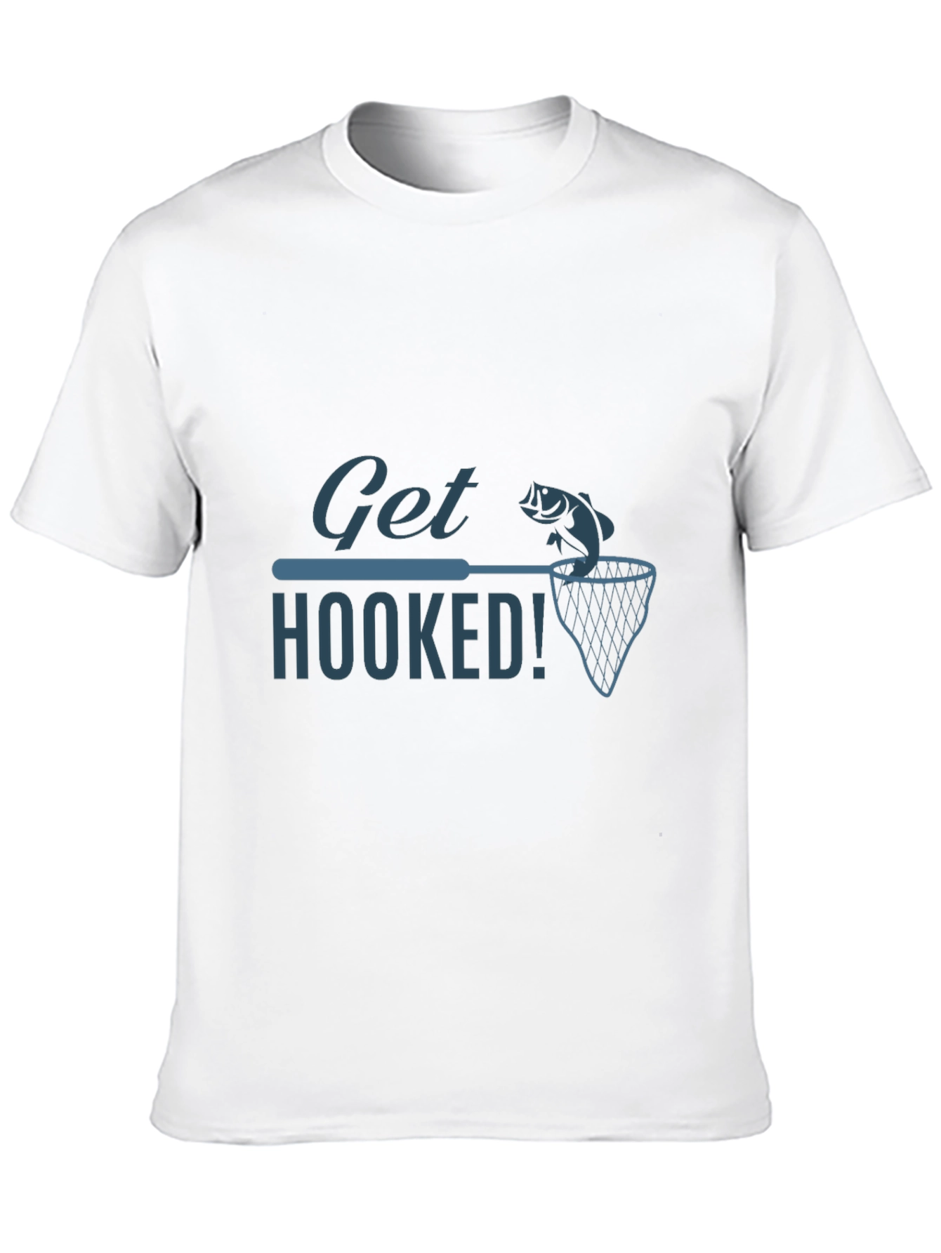 Get Hooked Fishing T-Shirt - Angler Gift