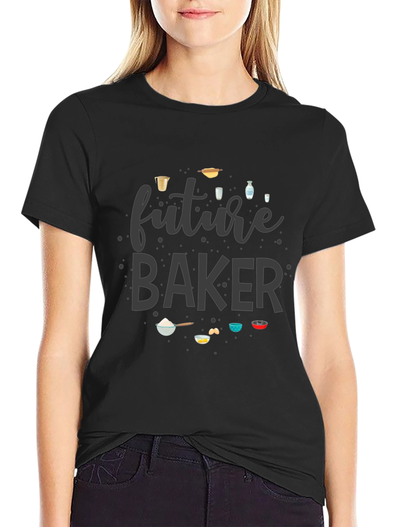 Future Baker Graphic Tee - Baking Lover T-Shirt