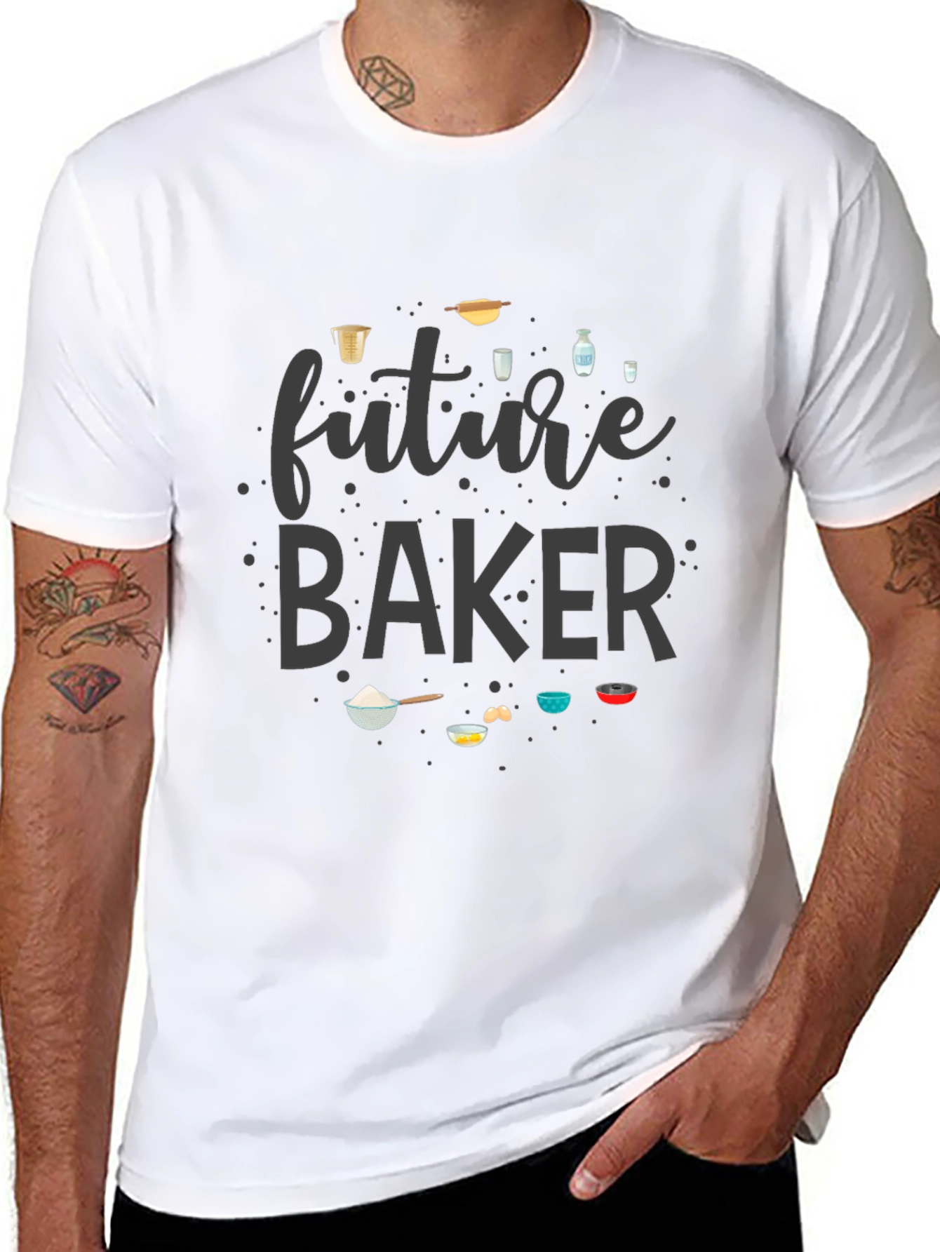 Future Baker Graphic Tee - Baking Lover T-Shirt