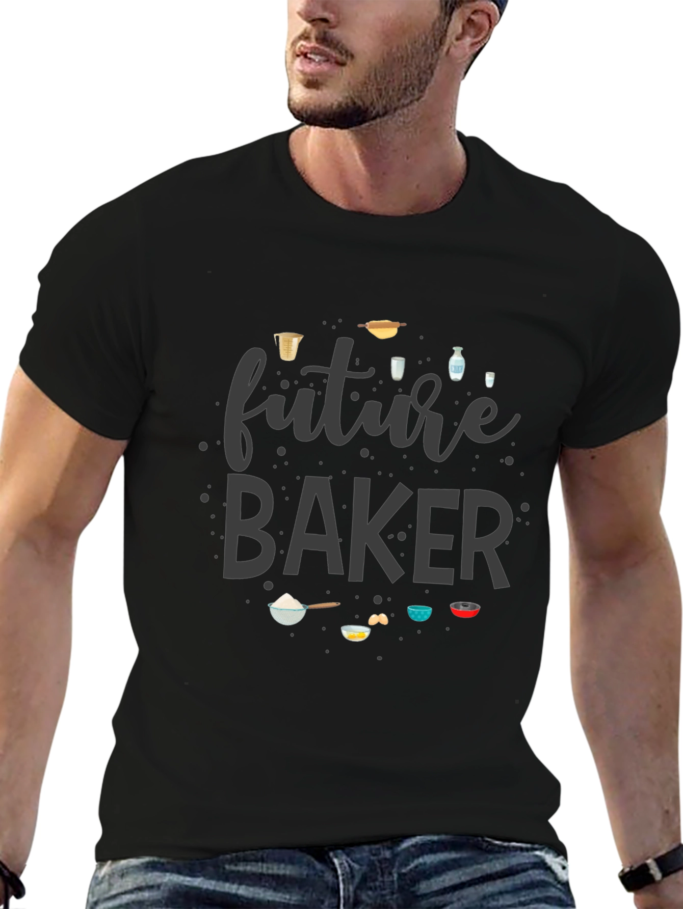 Future Baker Graphic Tee - Baking Lover T-Shirt