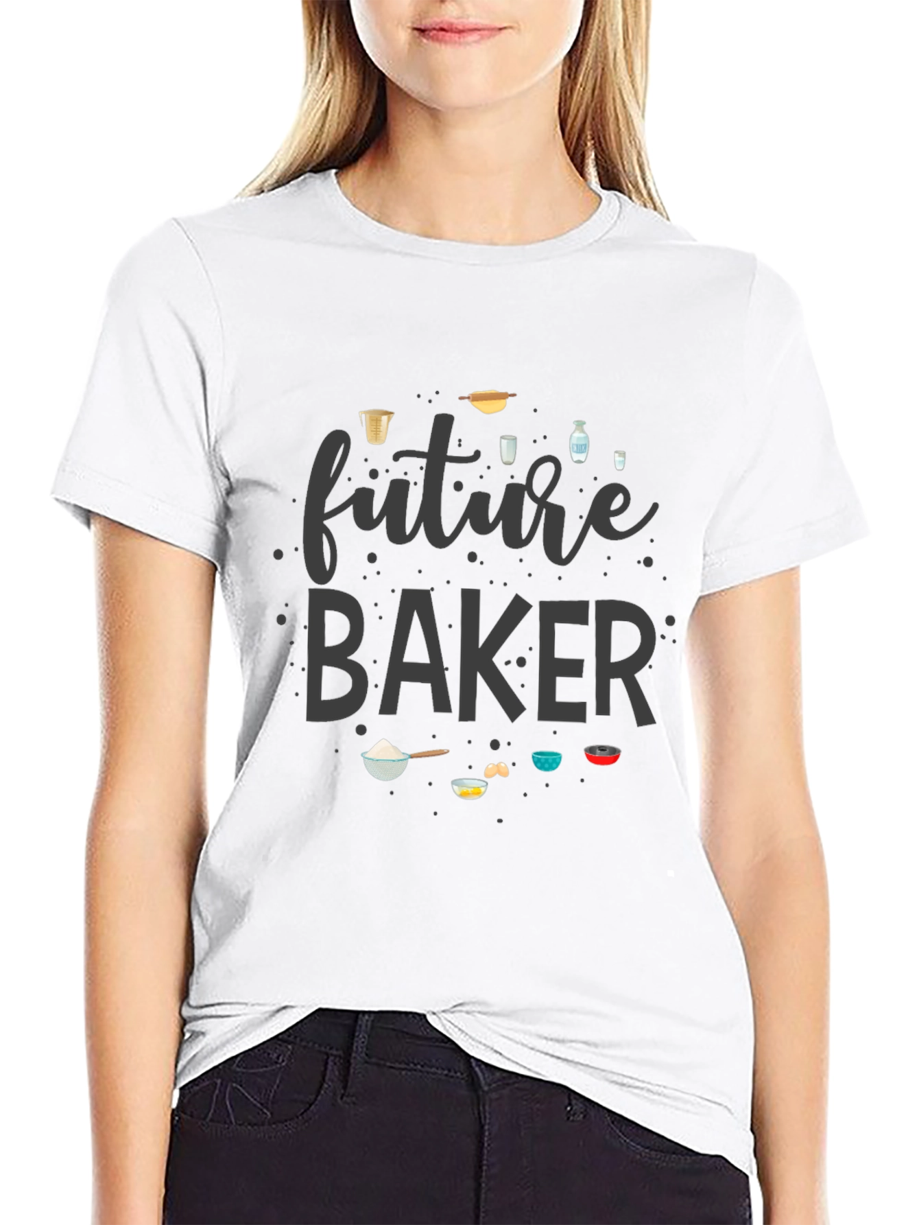 Future Baker Graphic Tee - Baking Lover T-Shirt