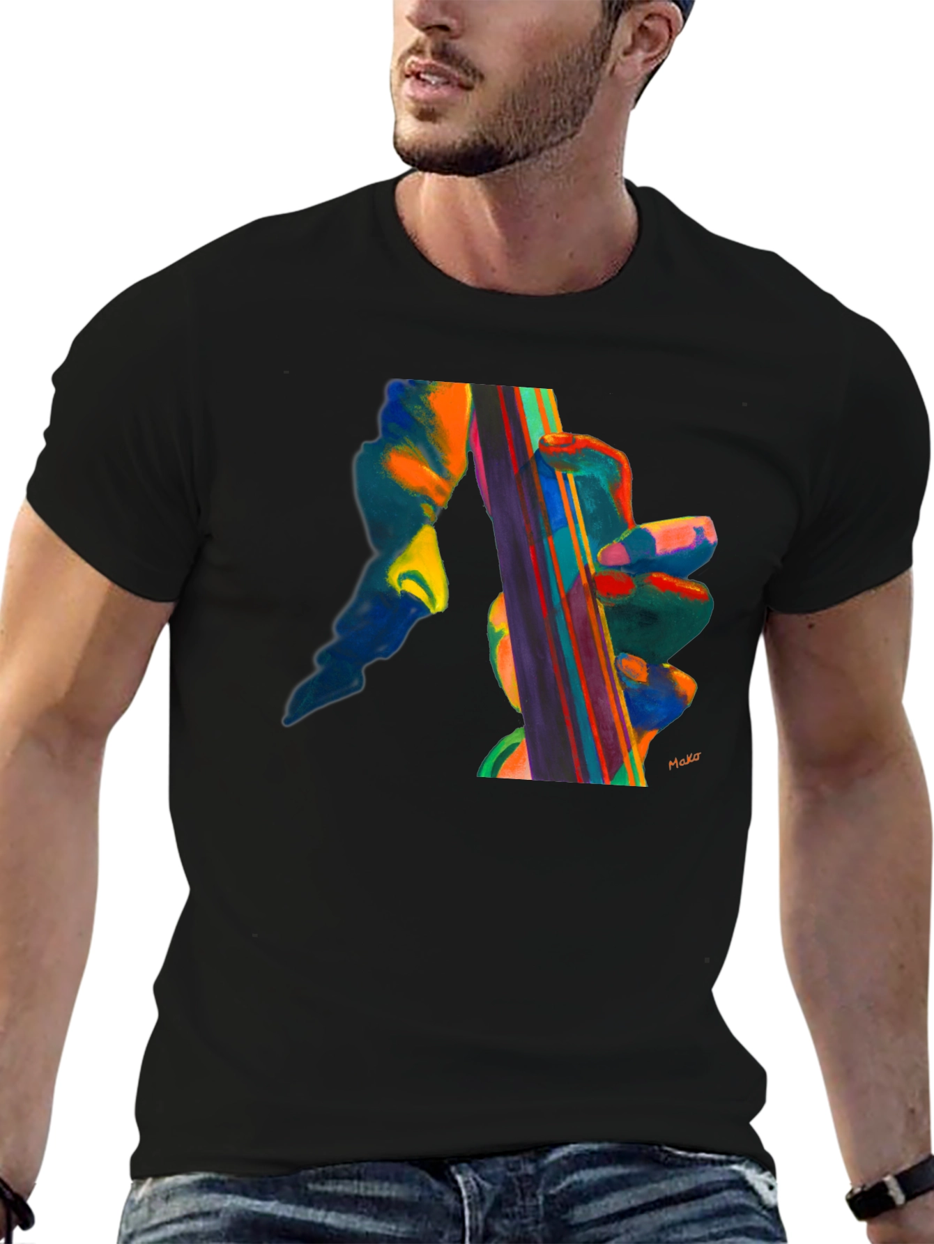 Abstract Musical T-Shirt