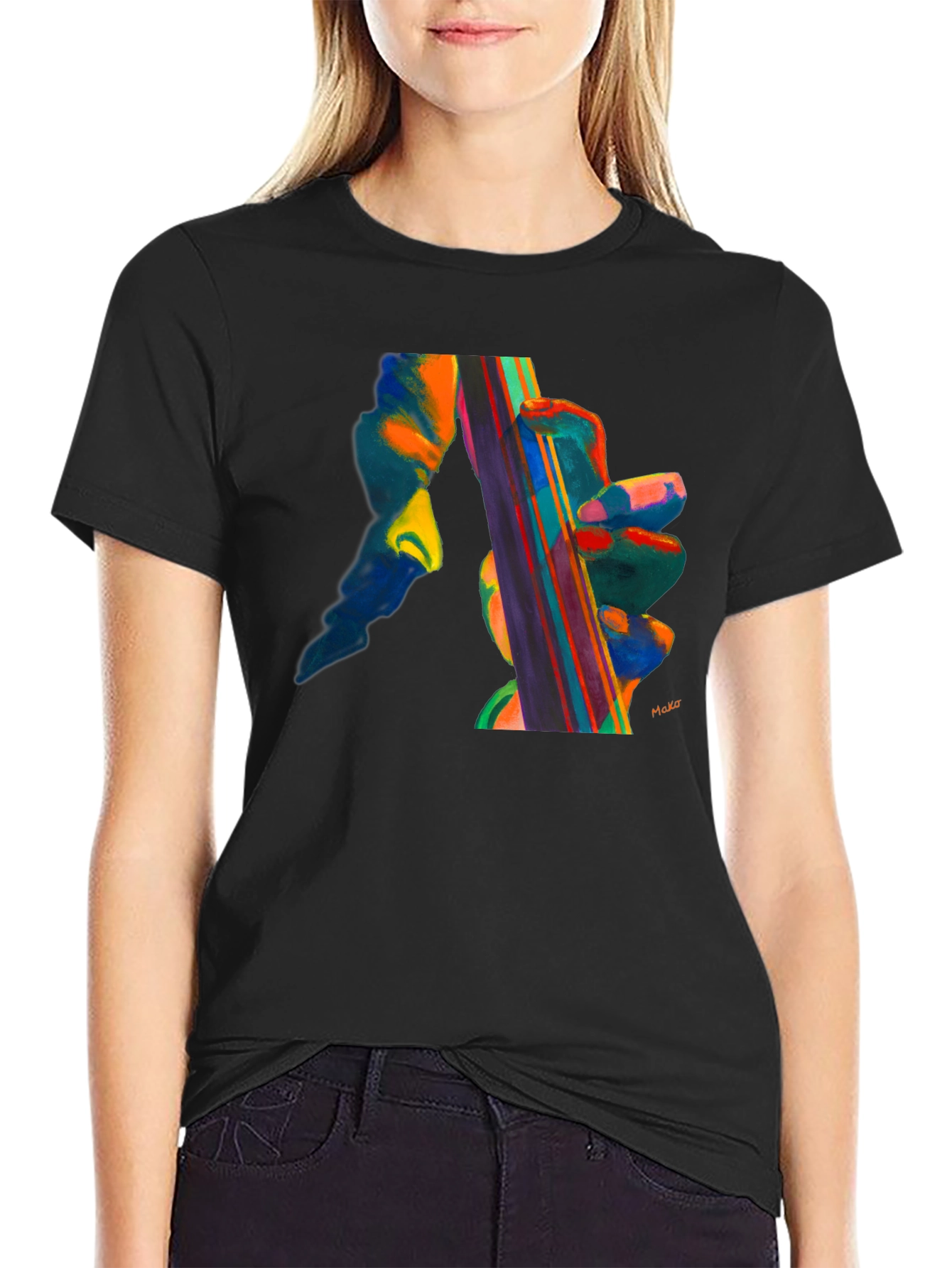 Abstract Musical T-Shirt
