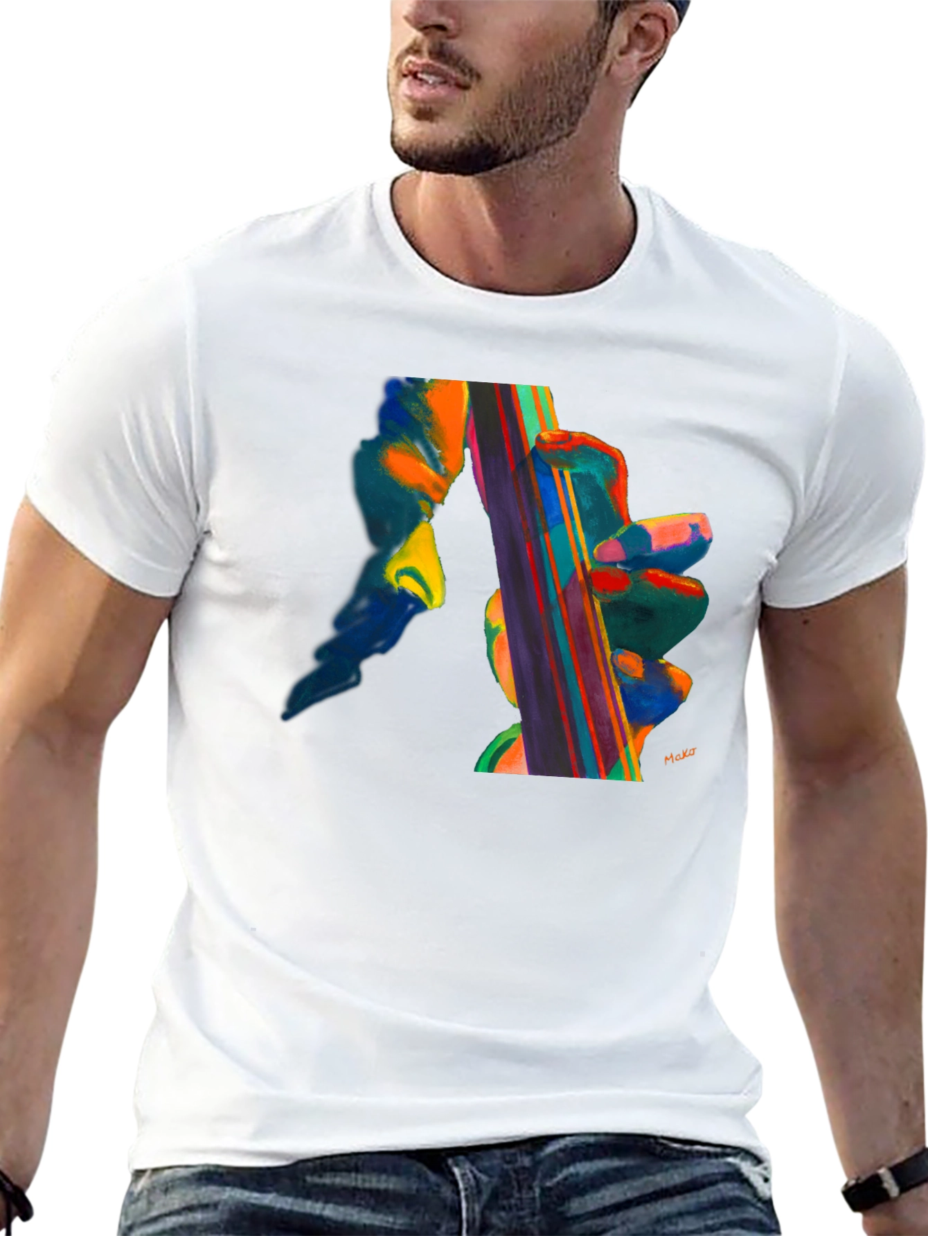 Abstract Musical T-Shirt