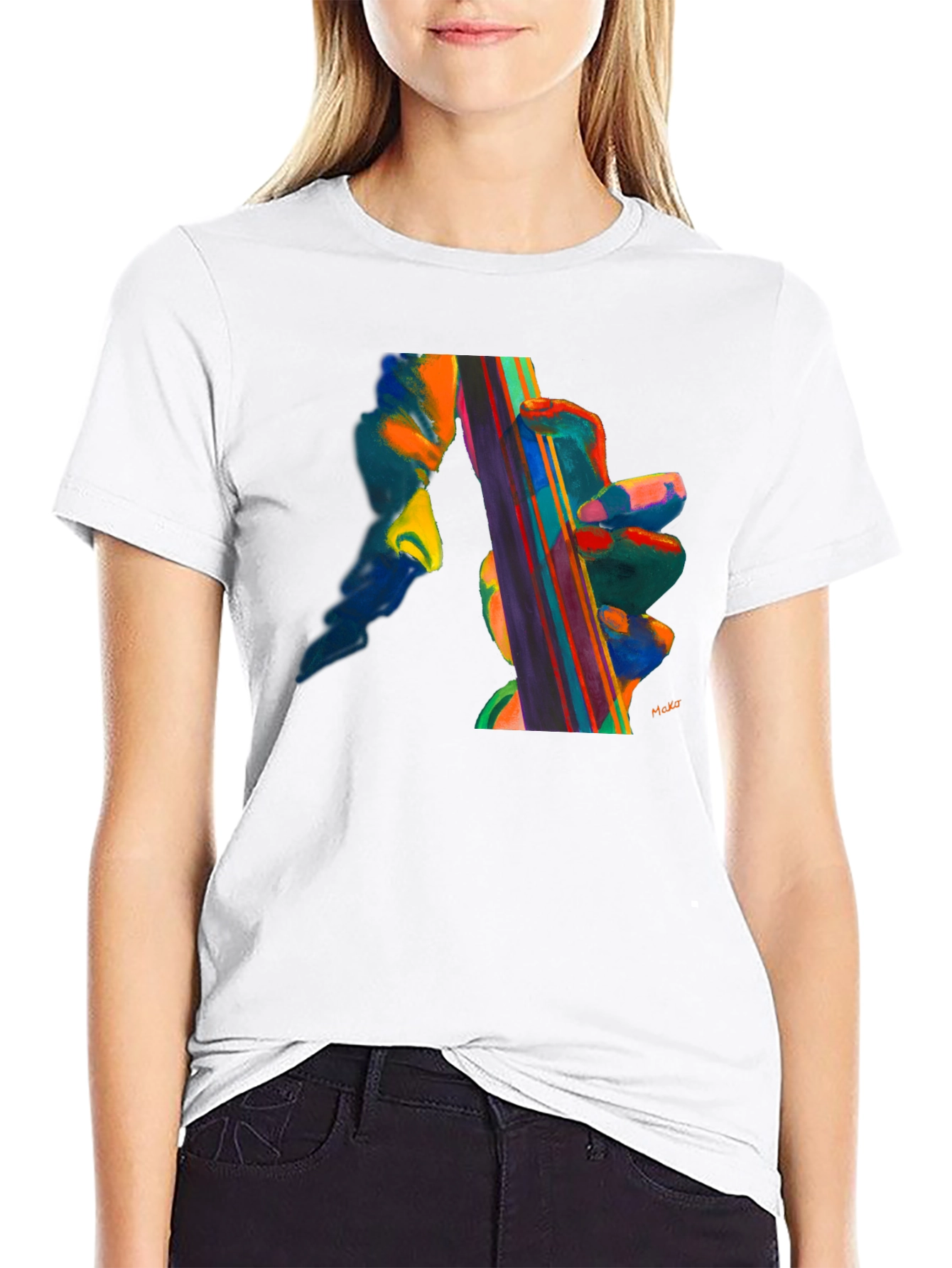 Abstract Musical T-Shirt
