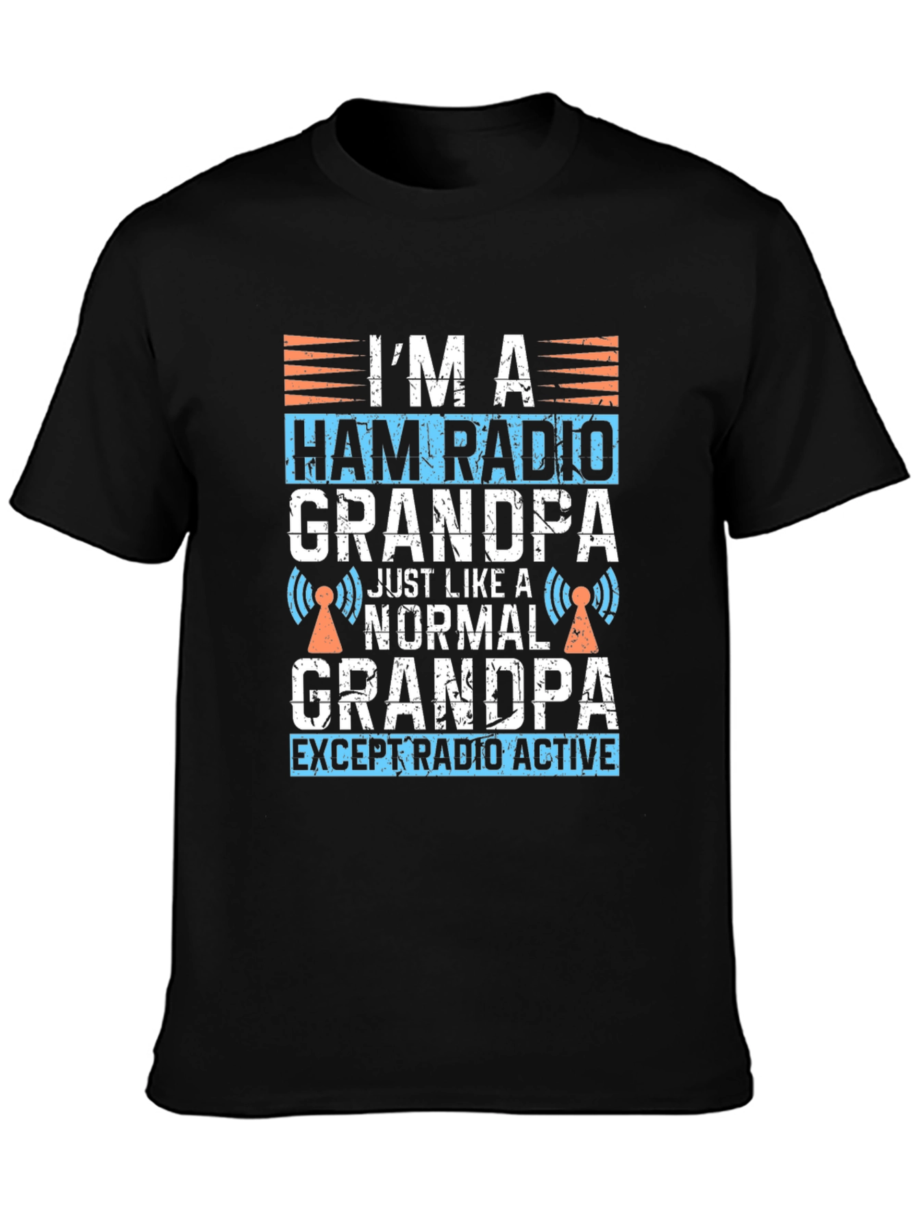 Ham Radio Grandpa T-Shirt - Radio Active Grandpa Tee