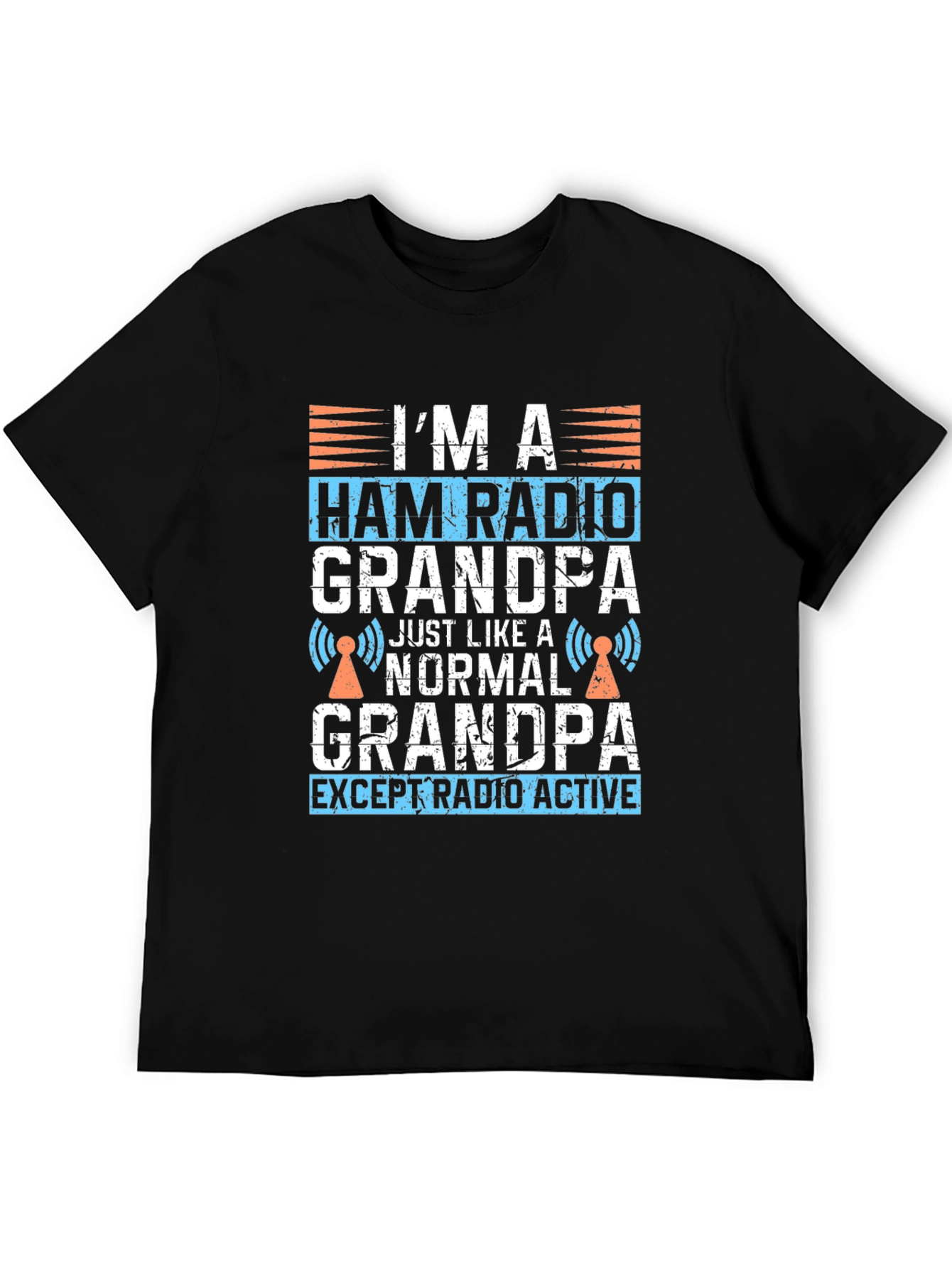 Ham Radio Grandpa T-Shirt - Radio Active Grandpa Tee
