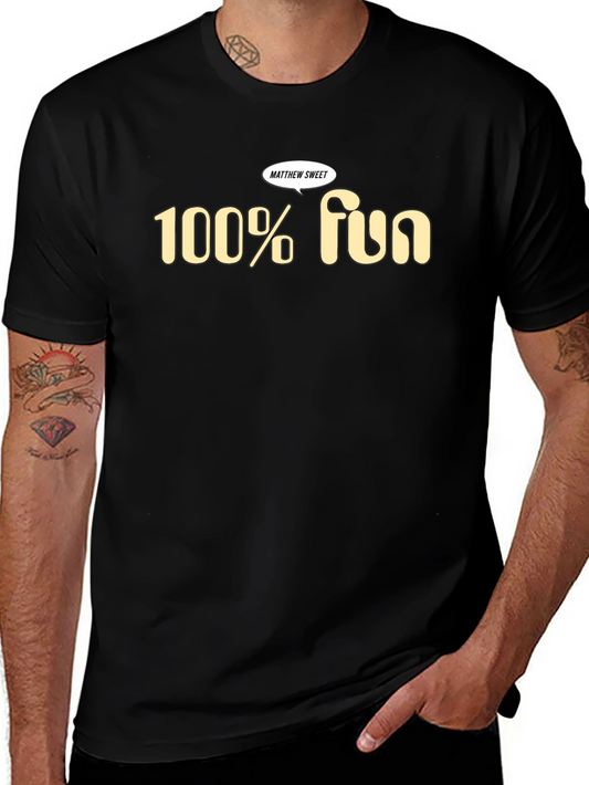 100% Fun Matthew Sweet Black T-Shirt