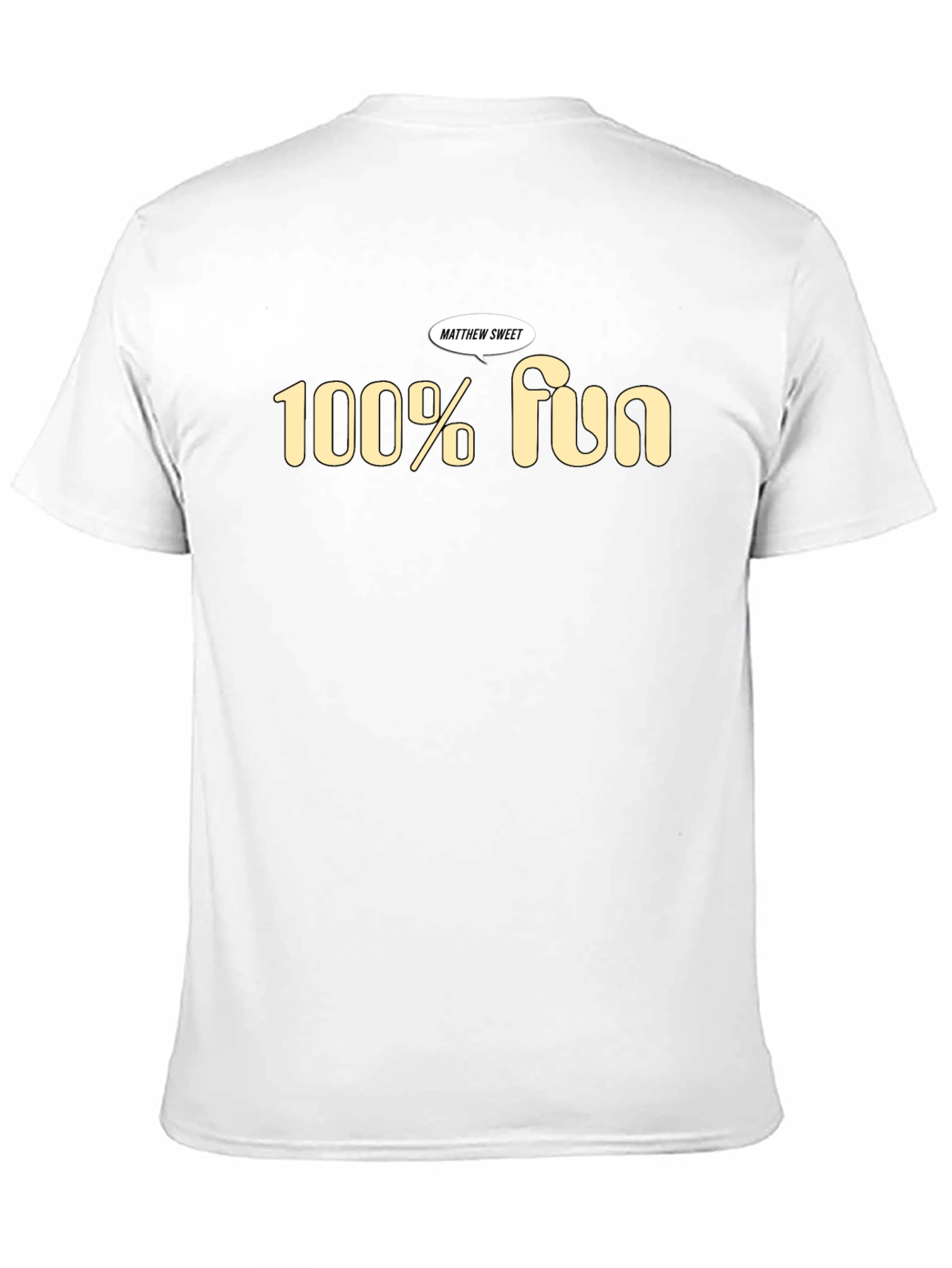 100% Fun Matthew Sweet Black T-Shirt