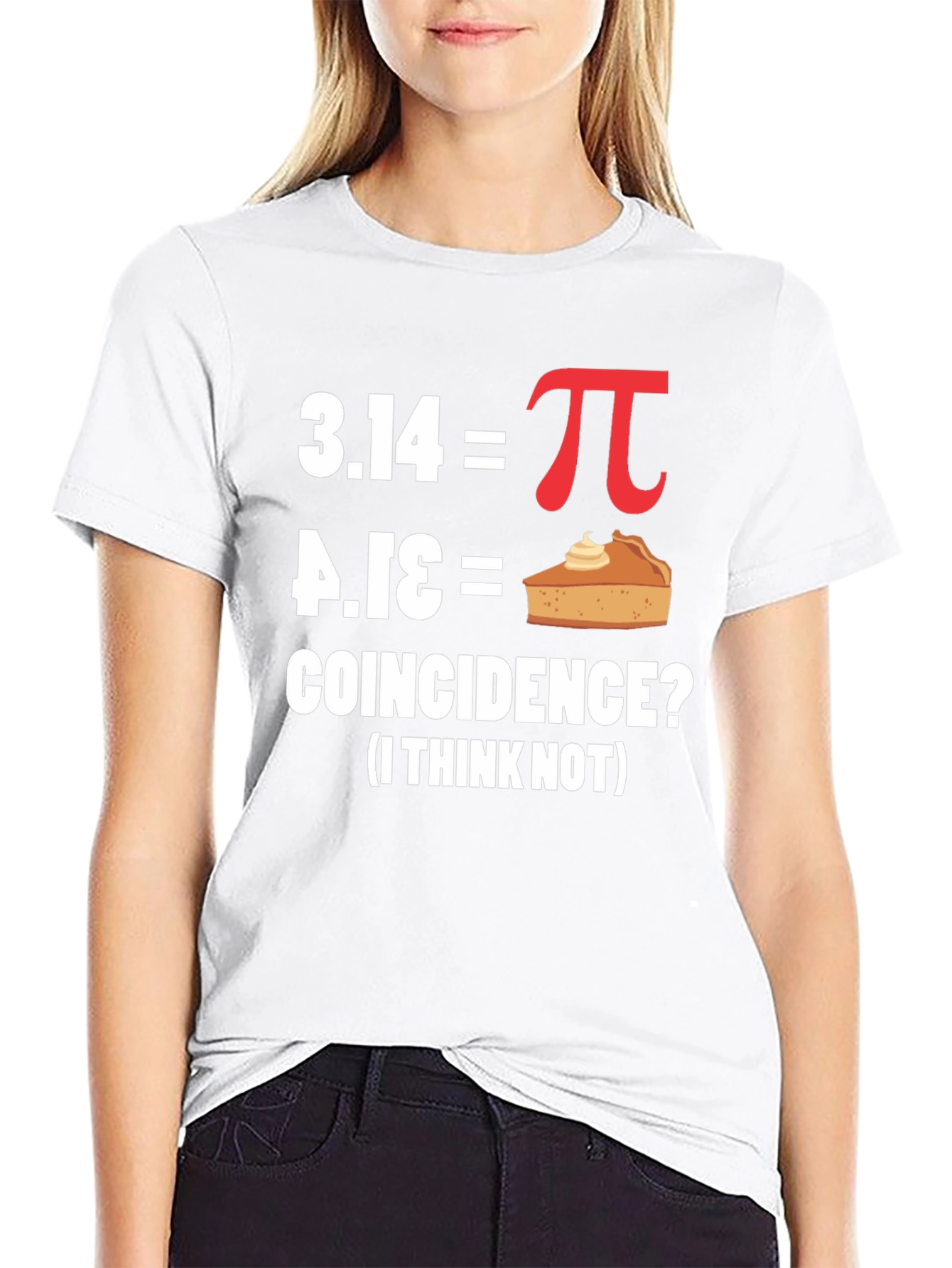 Funny Pi Day Coincidence Math T-Shirt