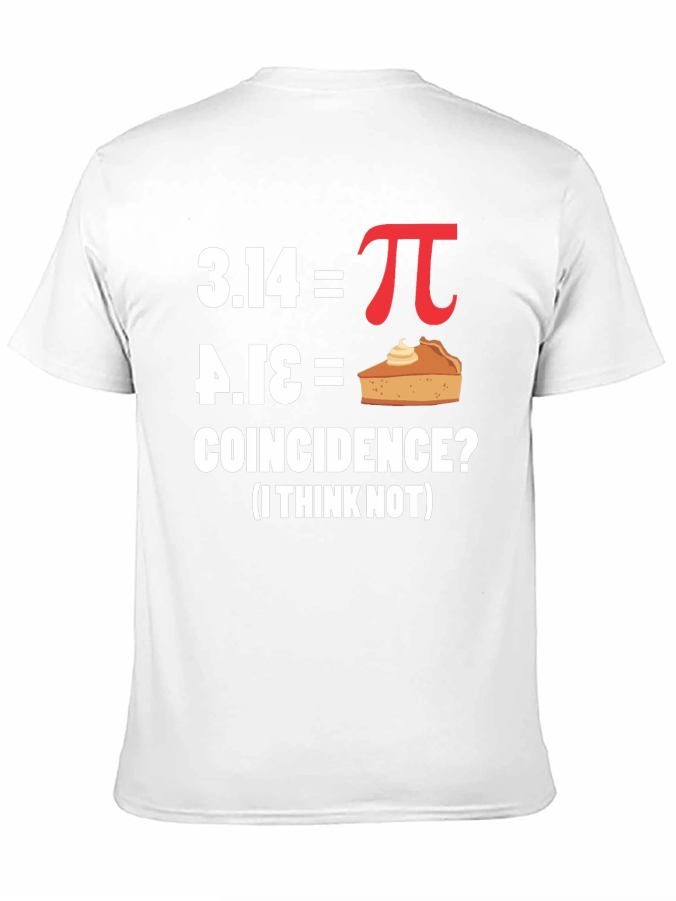Funny Pi Day Coincidence Math T-Shirt