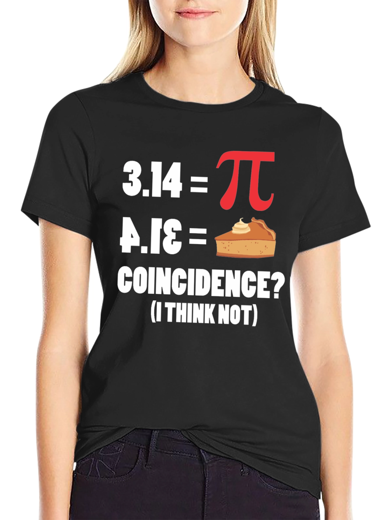 Funny Pi Day Coincidence Math T-Shirt
