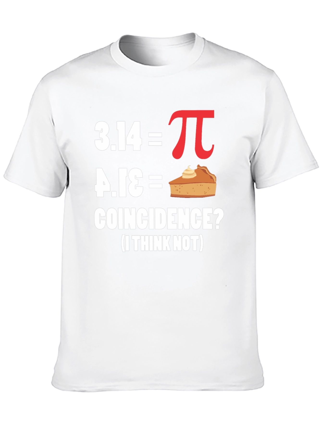 Funny Pi Day Coincidence Math T-Shirt
