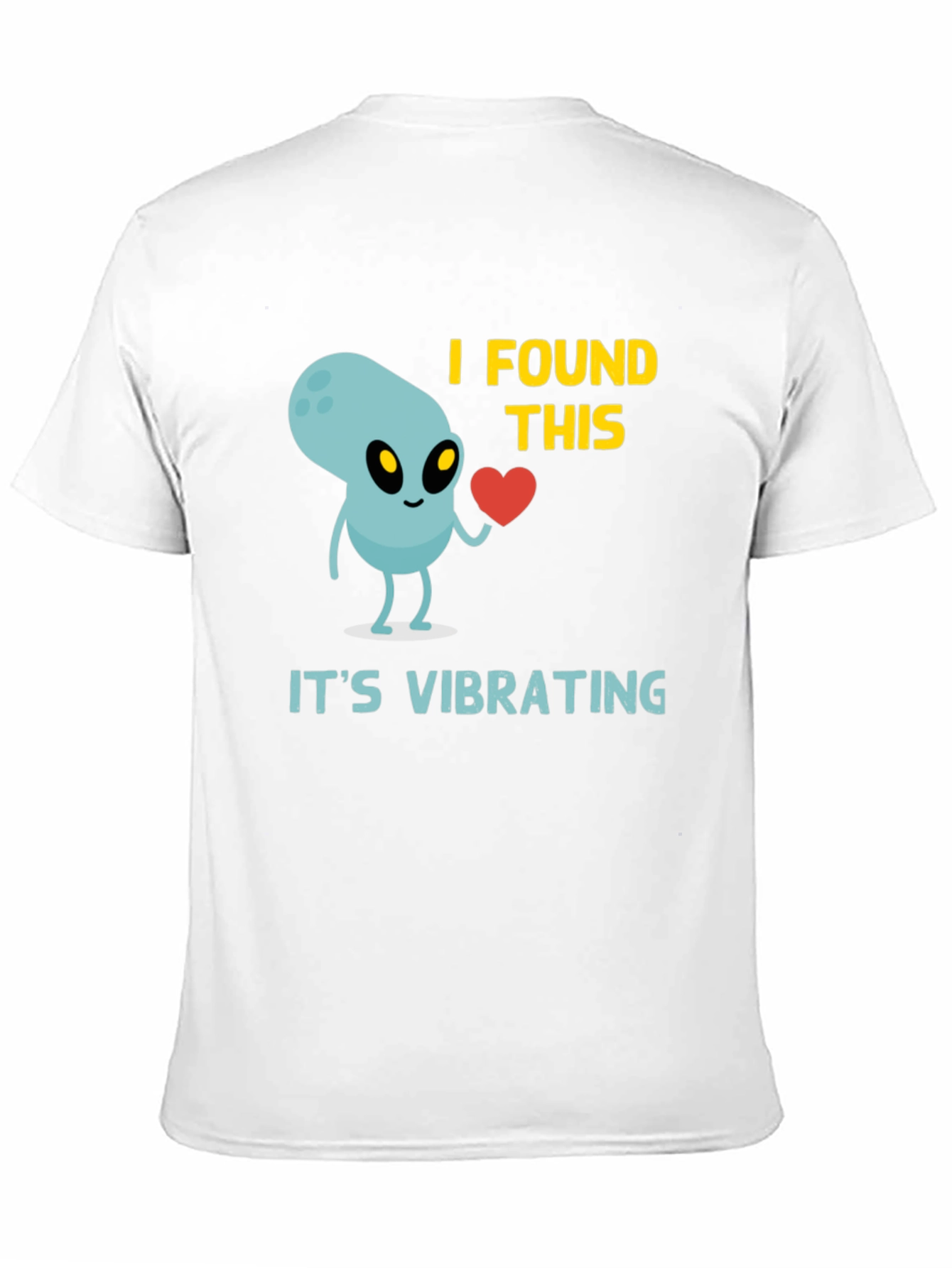 Alien Heart T-Shirt - Its Vibrating Funny Graphic Tee