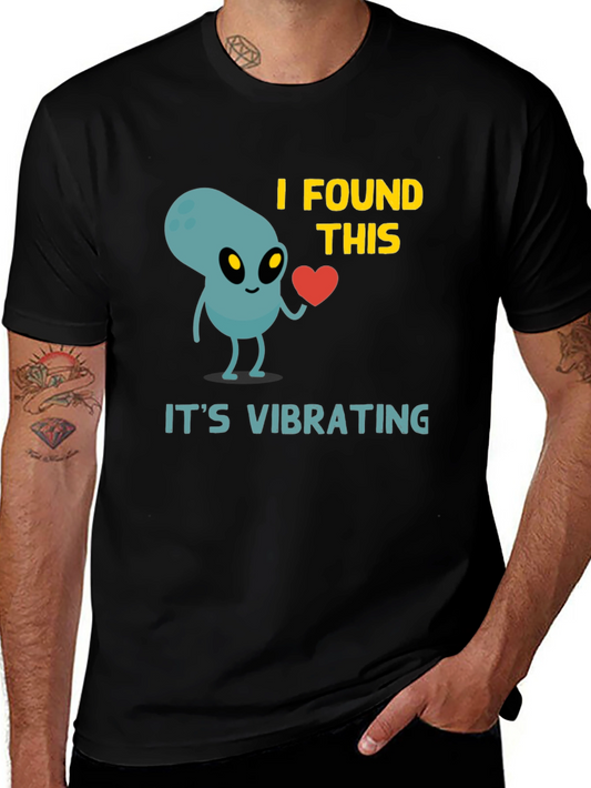 Alien Heart T-Shirt - Its Vibrating Funny Graphic Tee